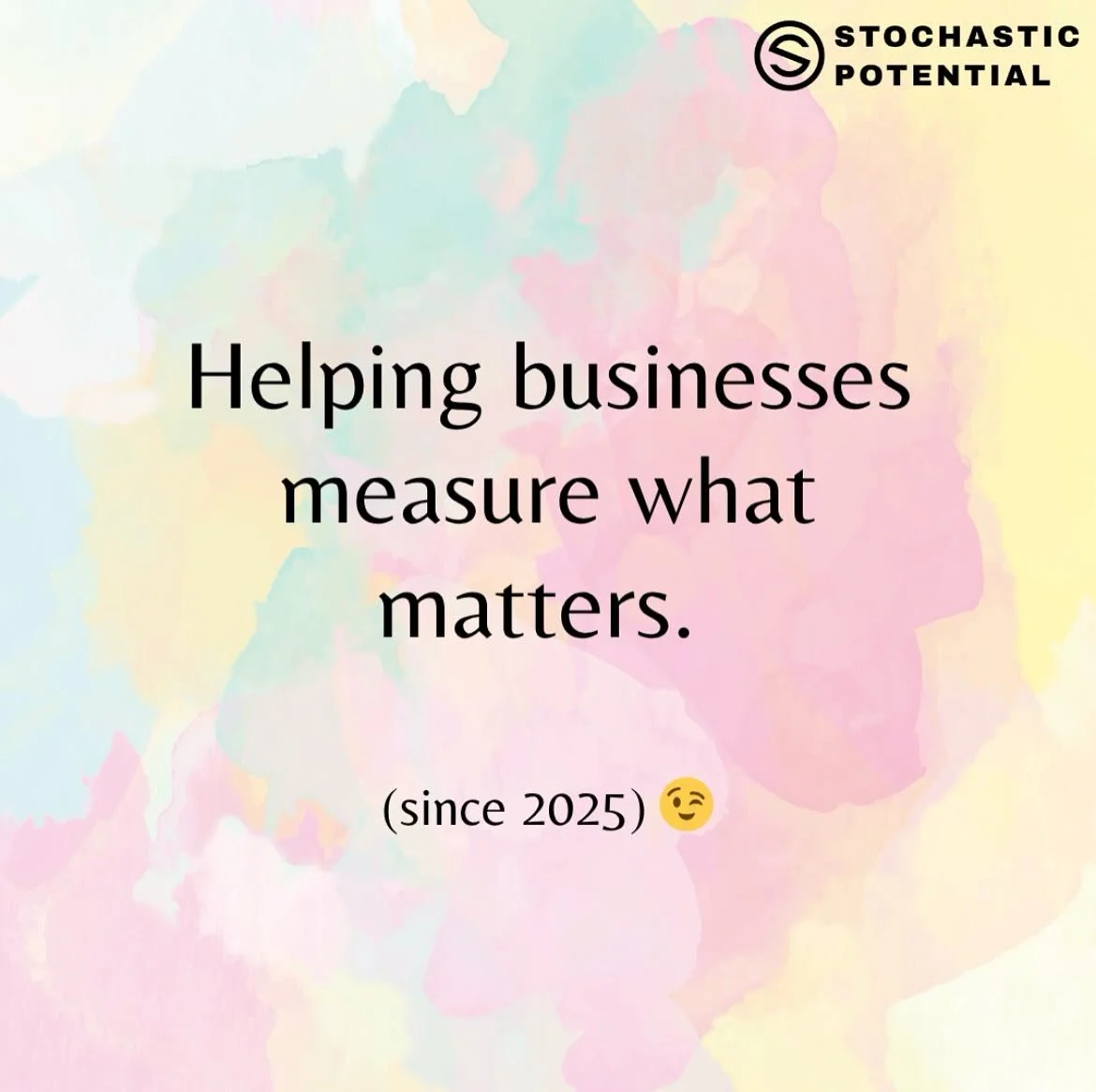 We&rsquo;re helping teams and businesses measure what matters&hellip; since 2025. 
​​
​​We just out here trying ya know 
​​
​​Support us by giving us a little vote ​👉​: https://primetime.founderslive.com/pitches/new-york-city-stochastic-potential