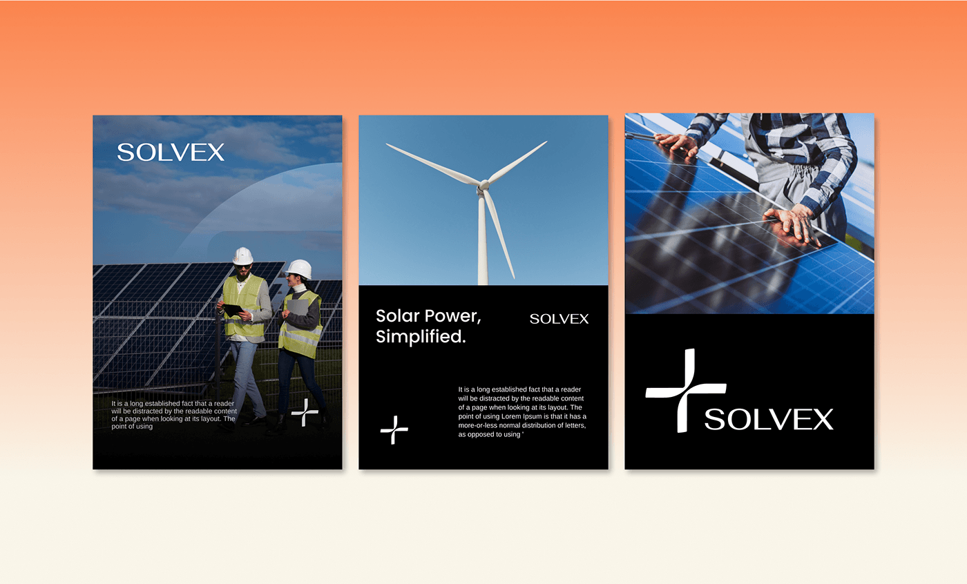 Websitevisual van Solvex met hernieuwbare energie visuals | Online presentatie duurzame energieoplossingen