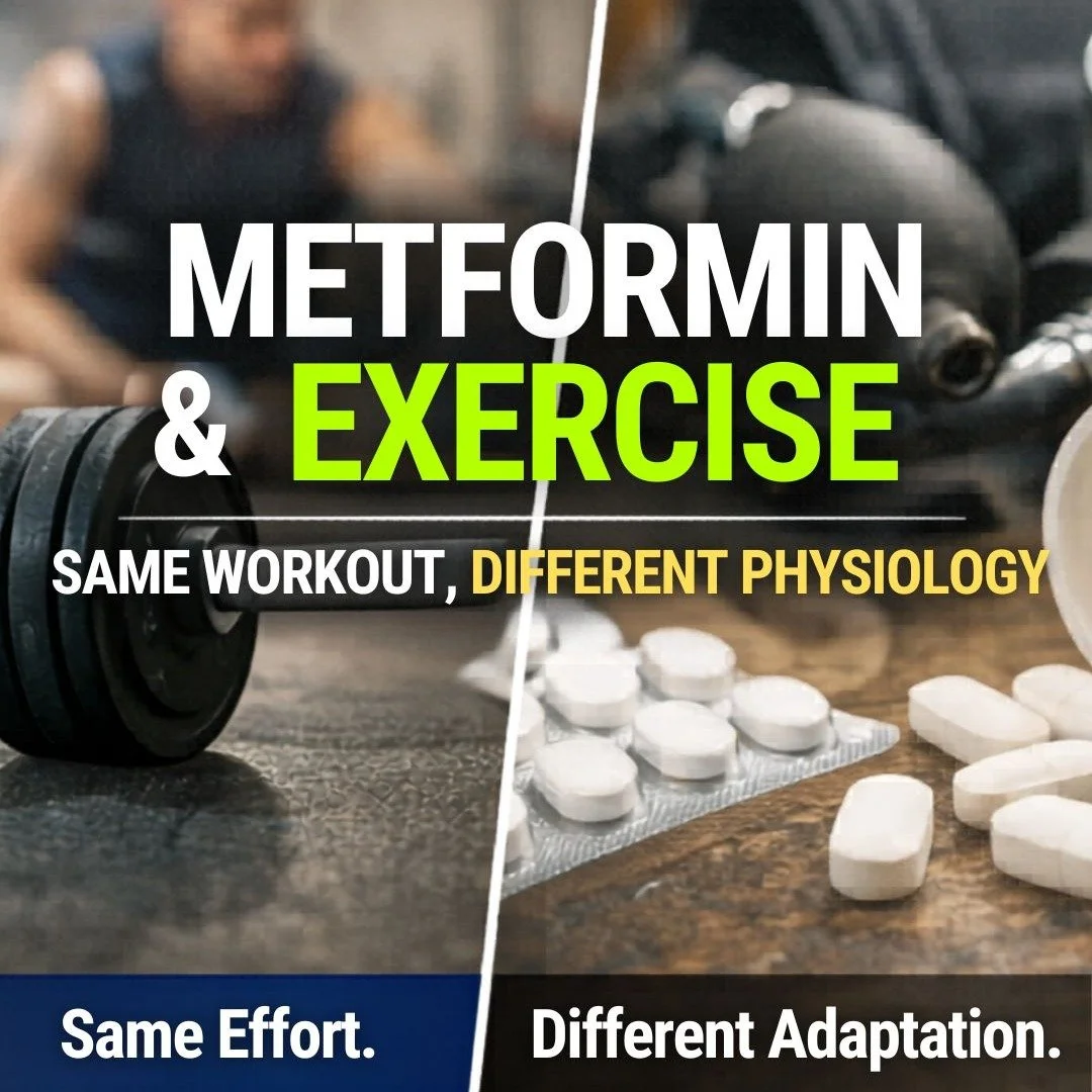 Metformin and Exercise: Same Workout, Different Physiology

A March 2026 paper in The Journal of Clinical Hypertension is a good reminder that exercise does not exist in isolation. In adults at risk for metabolic syndrome, metformin altered blood pre