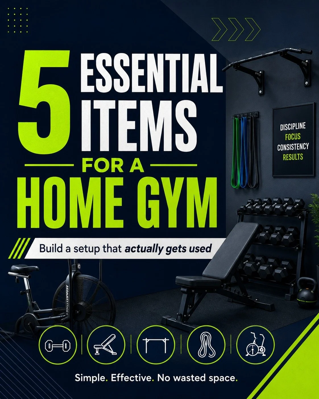 Most home gyms are just expensive storage solutions.

Seriously. Walk into any house and there's a $3,000 treadmill holding up a pile of jackets and a set of dumbbells that haven't moved since 2019. People convince themselves they need a full commerc