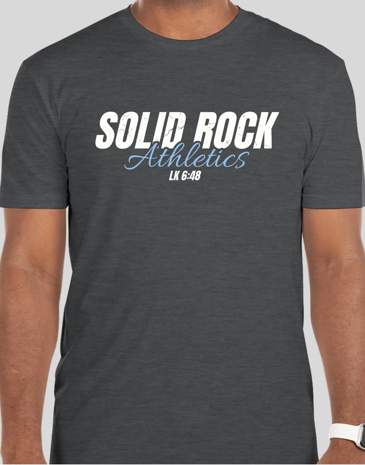 Charcoal Solid Rock Athletics T-Shirt