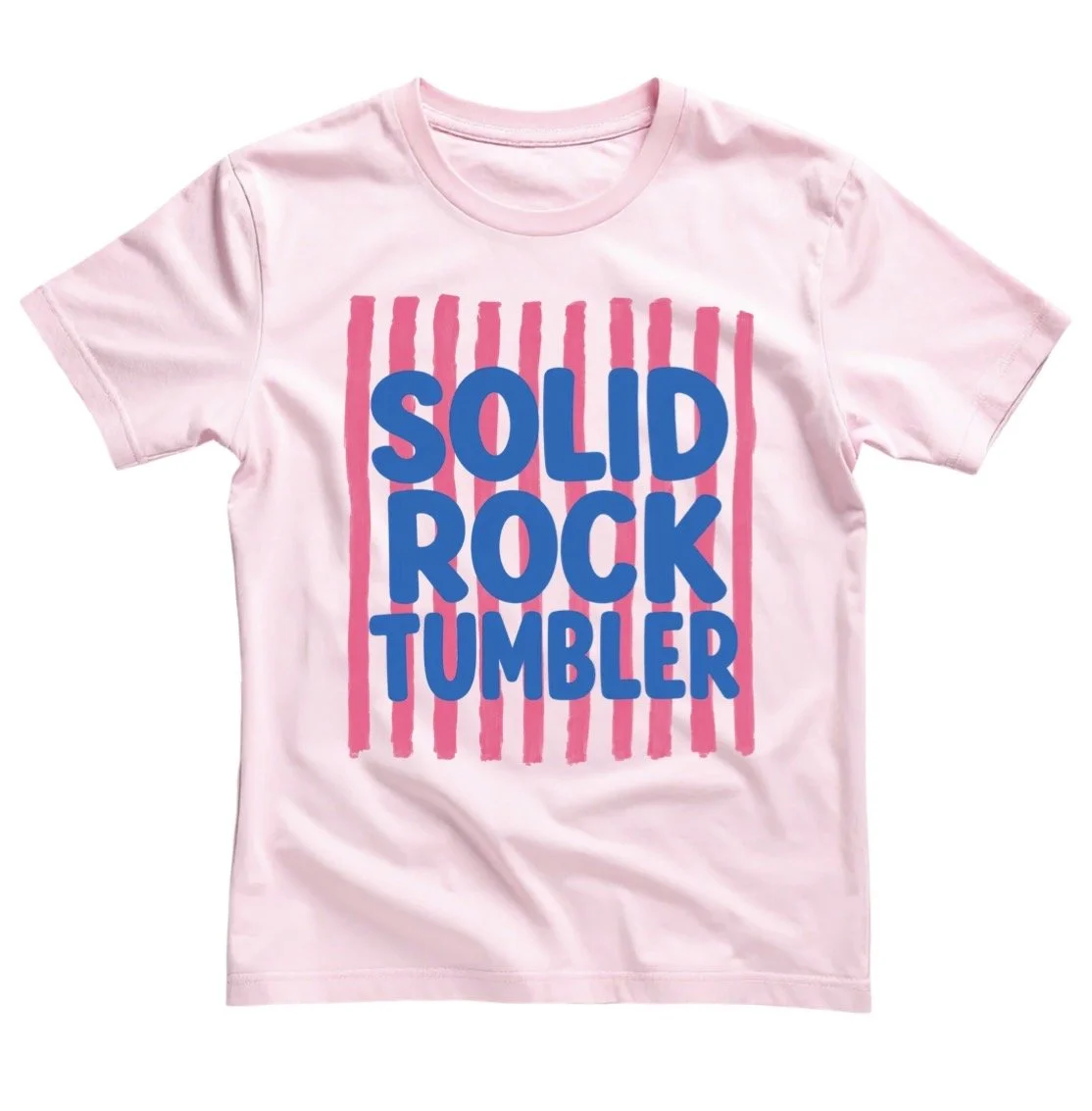 Solid Rock Tumbler Pink T-Shirt