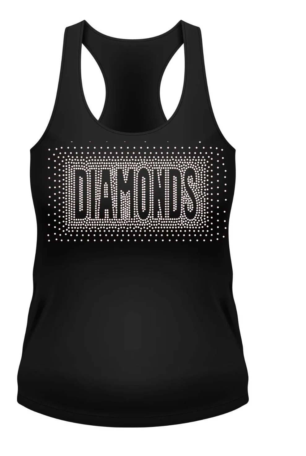 Diamonds Rhinestone Team Tank Top
