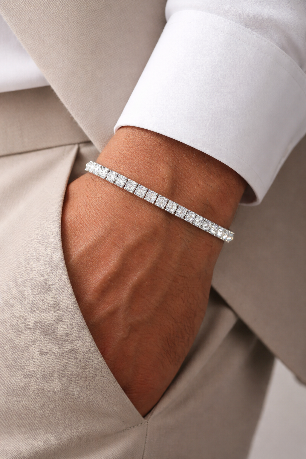 Elegant wrist with diamond bracelet.png