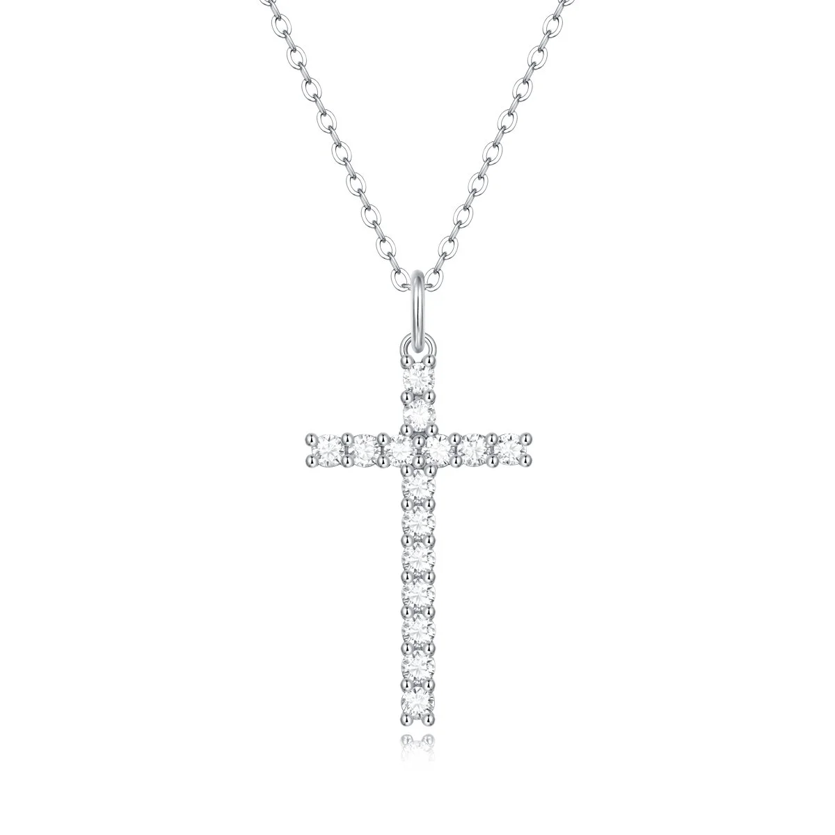 💎 Pavé Brilliant Cross Pendant