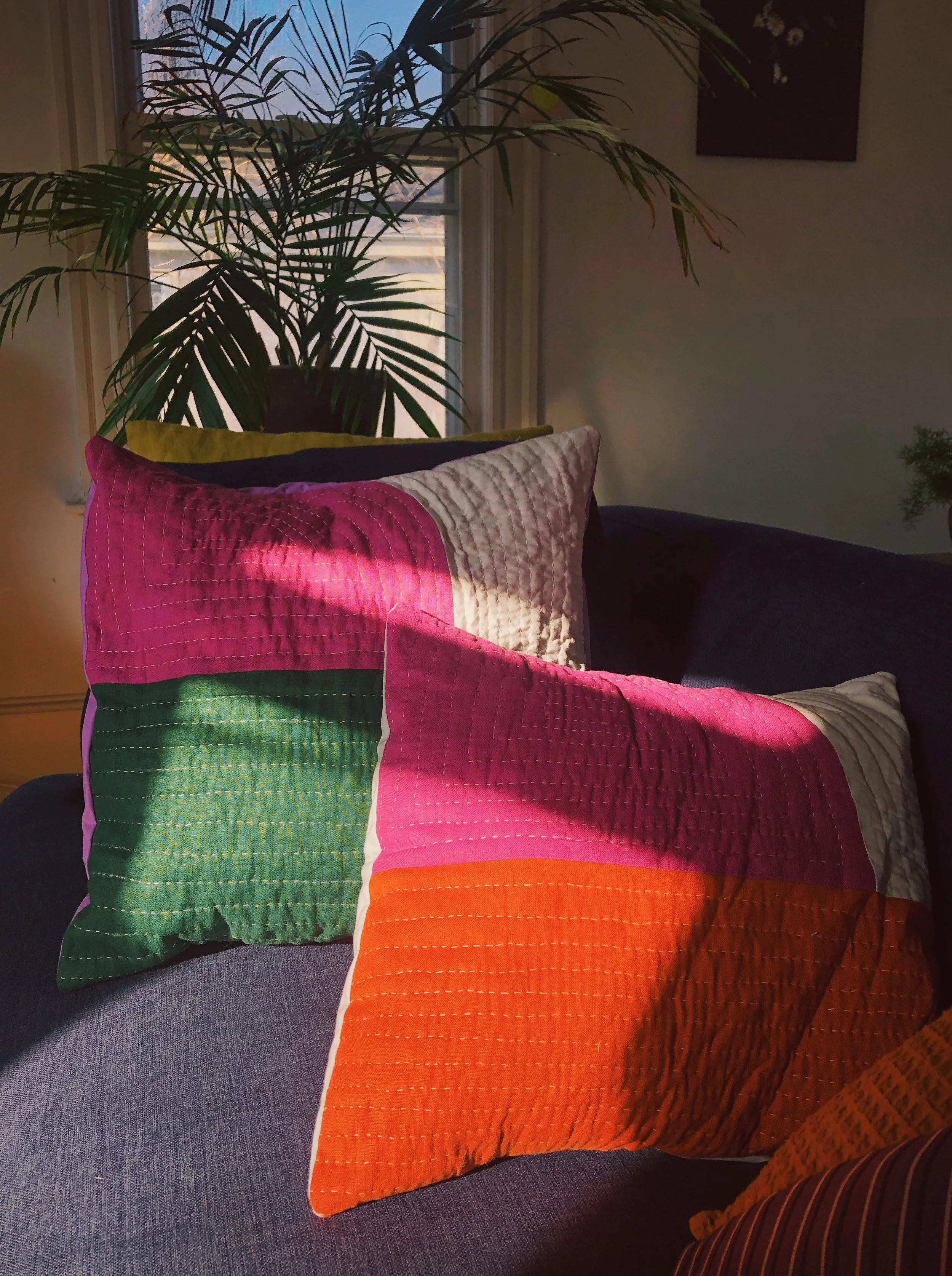 Custom Hand Quilted Pillow