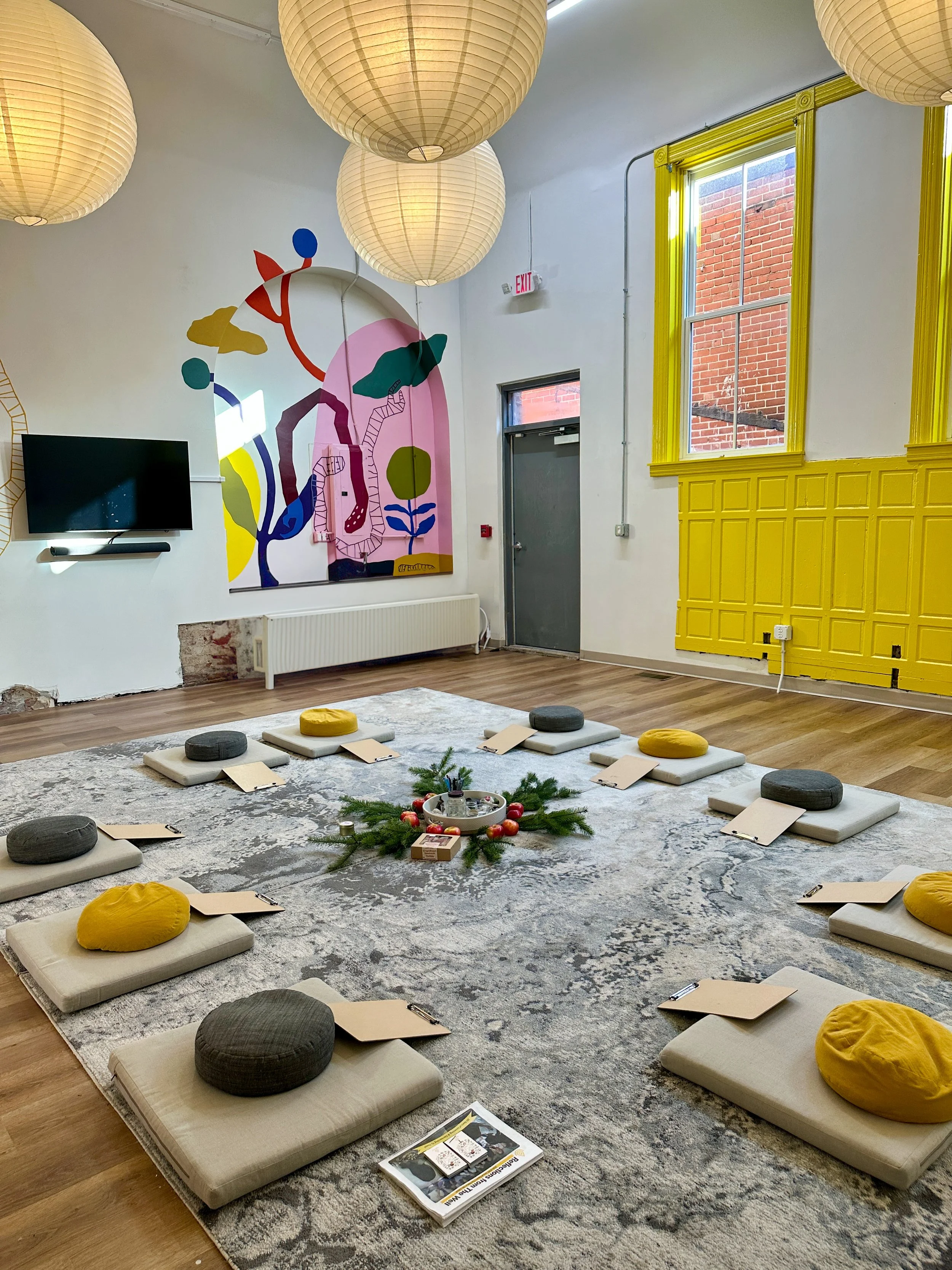 meditation space, women's circles for midlife