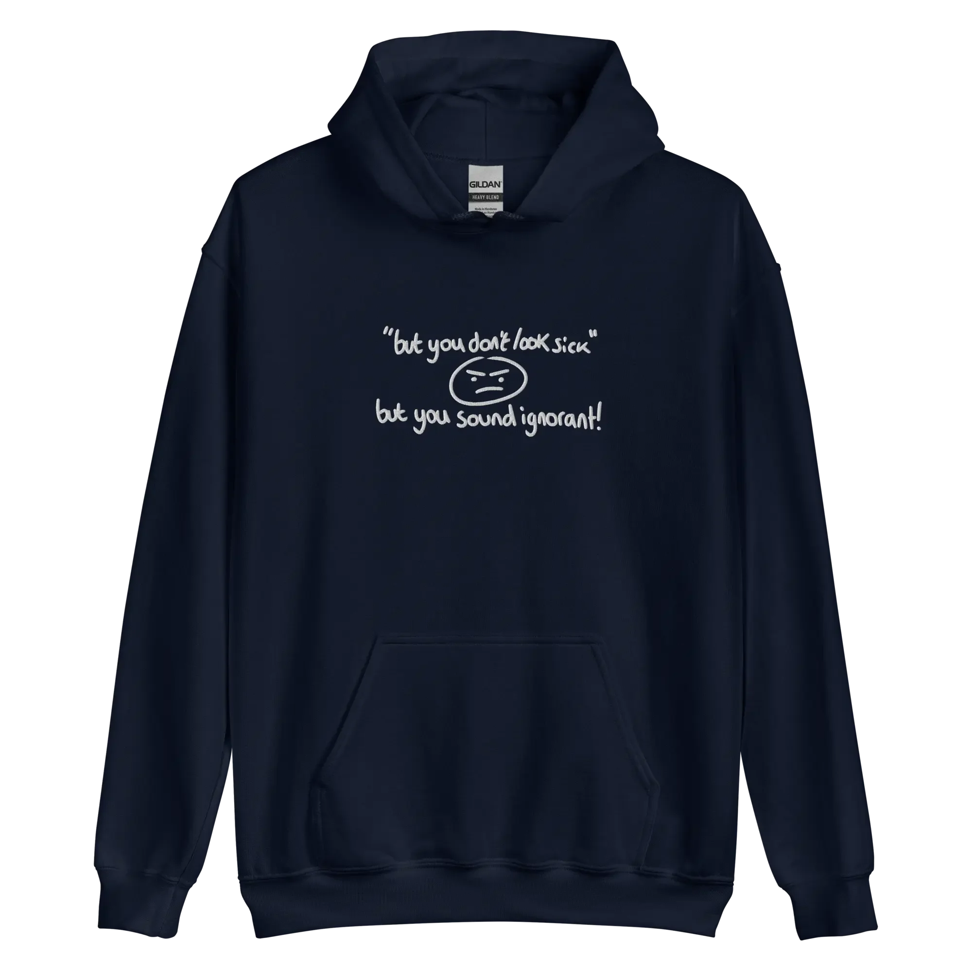unisex-heavy-blend-hoodie-navy-front-ableism-invisible-illness.webp