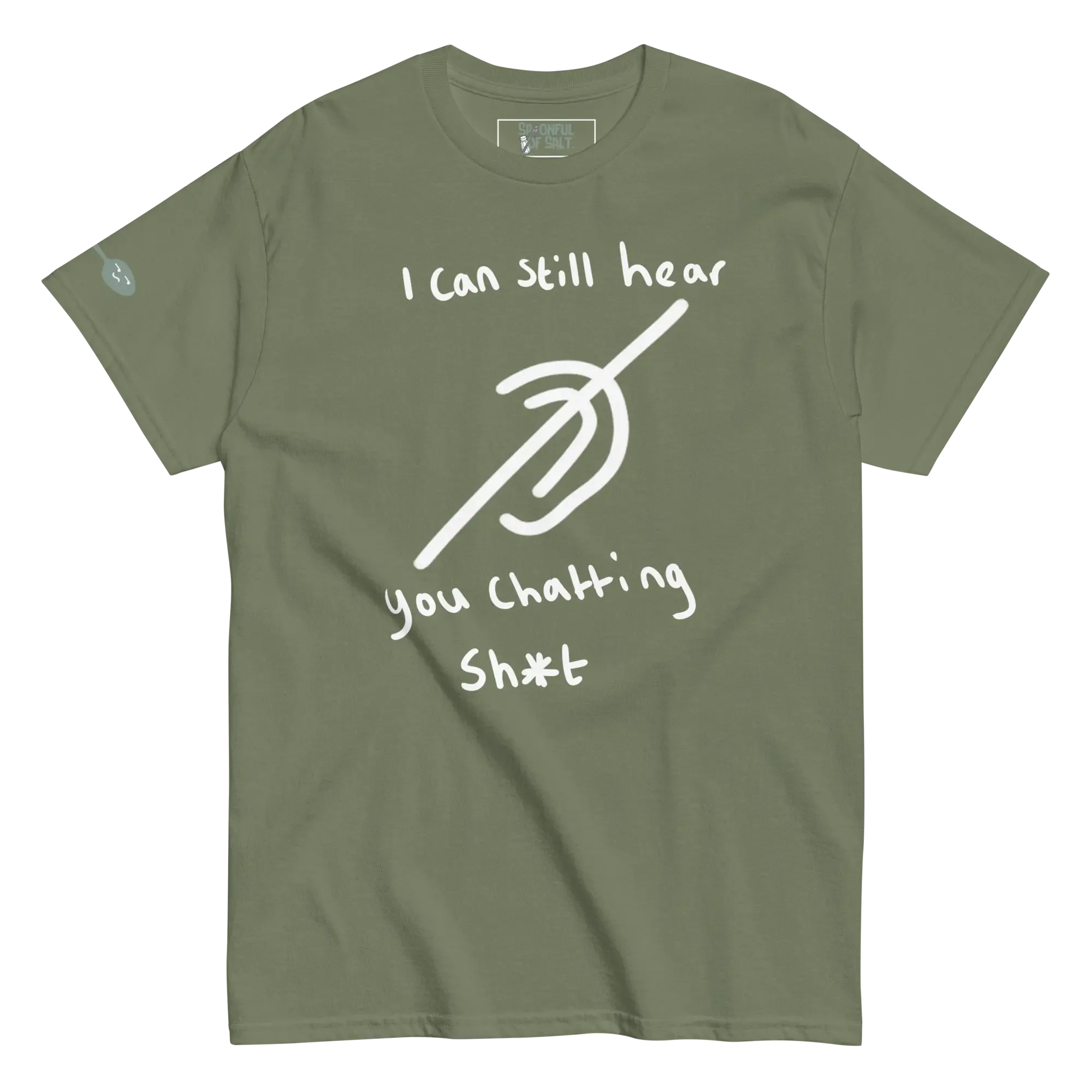 unisex-classic-tee-military-green-front-deaf.webp