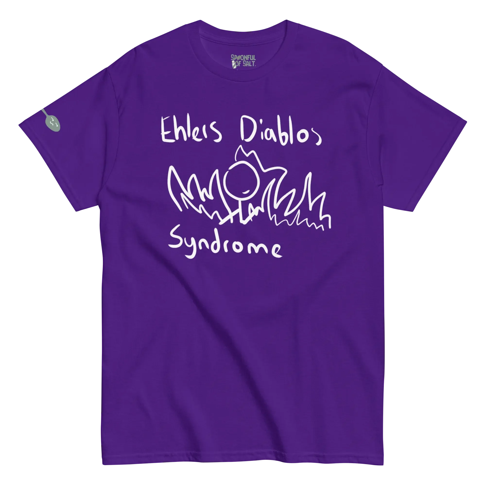 unisex-classic-tee-purple-front-ehlers-danlos-syndrome.webp