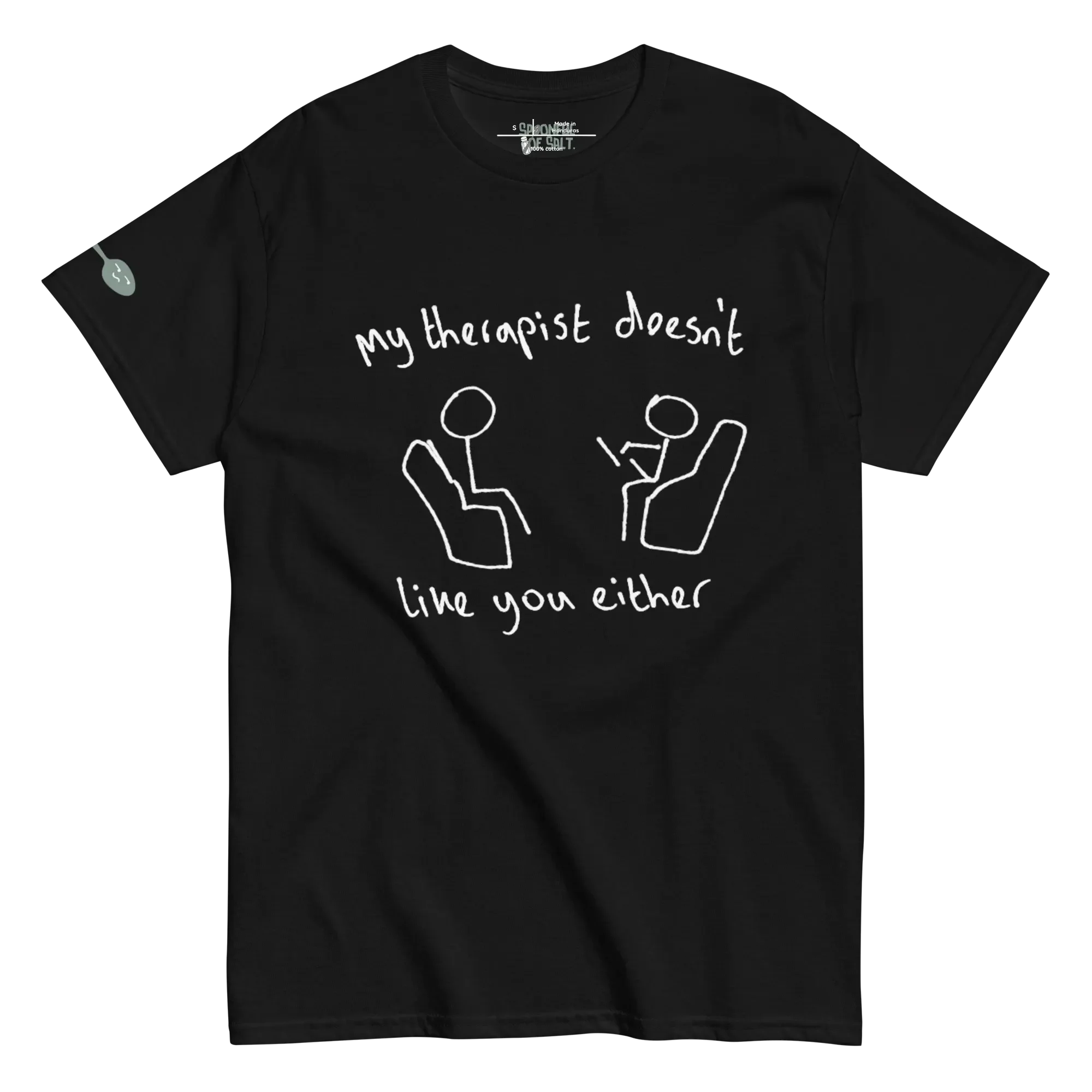 unisex-classic-tee-black-front-mental-health-therapy.webp