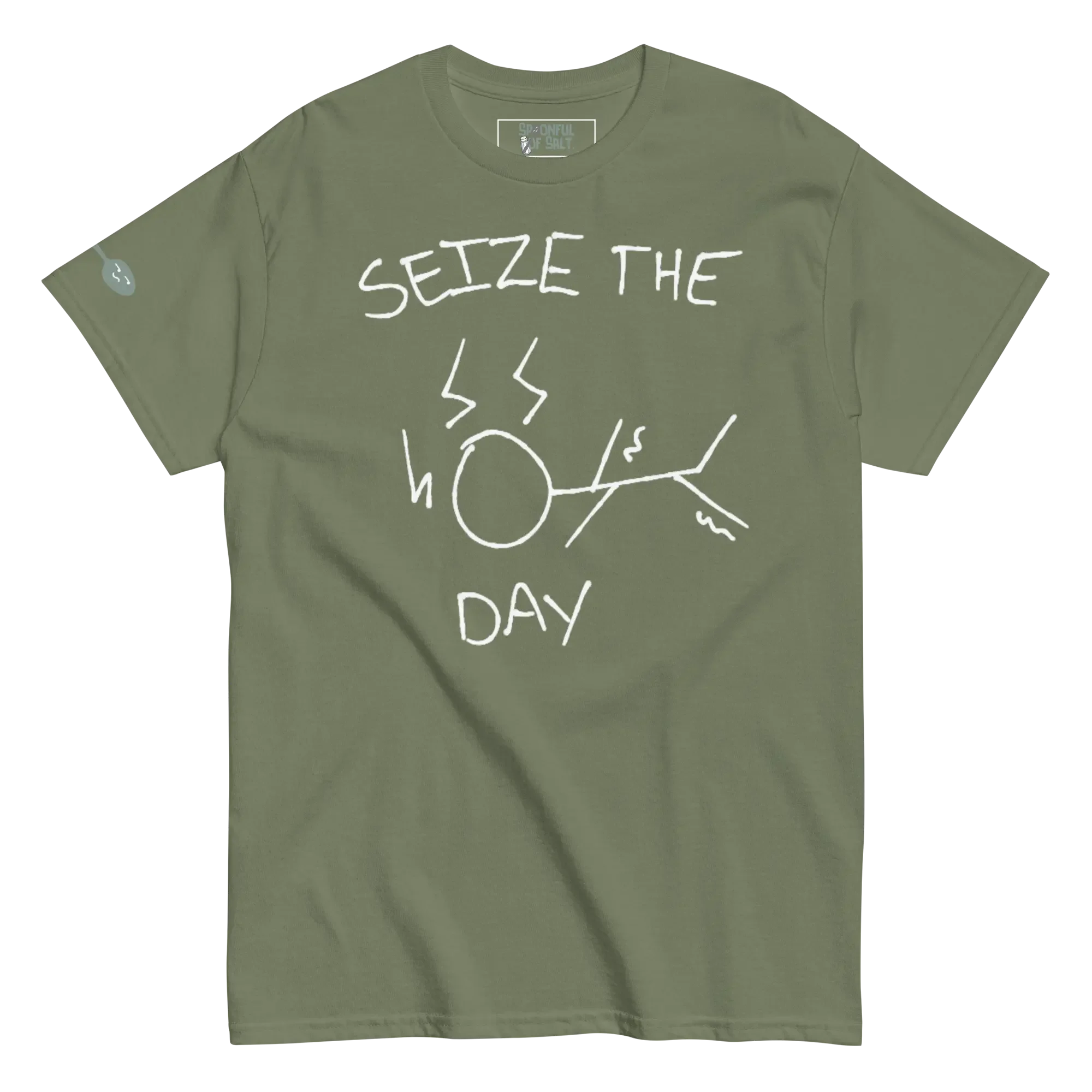 unisex-classic-tee-military-green-front-seizure-epilepsy.webp