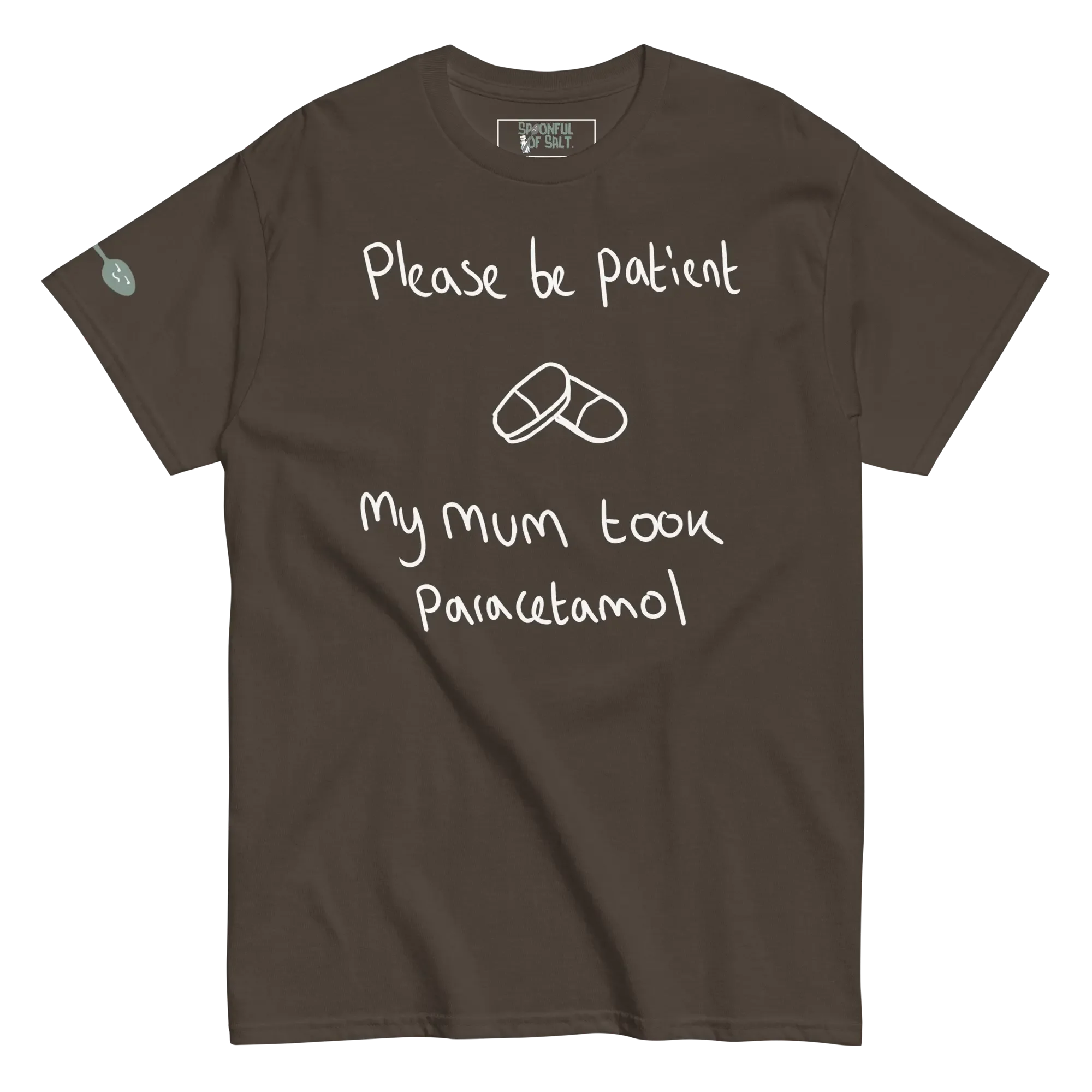 unisex-classic-tee-dark-chocolate-front-paracetemol-autism.webp