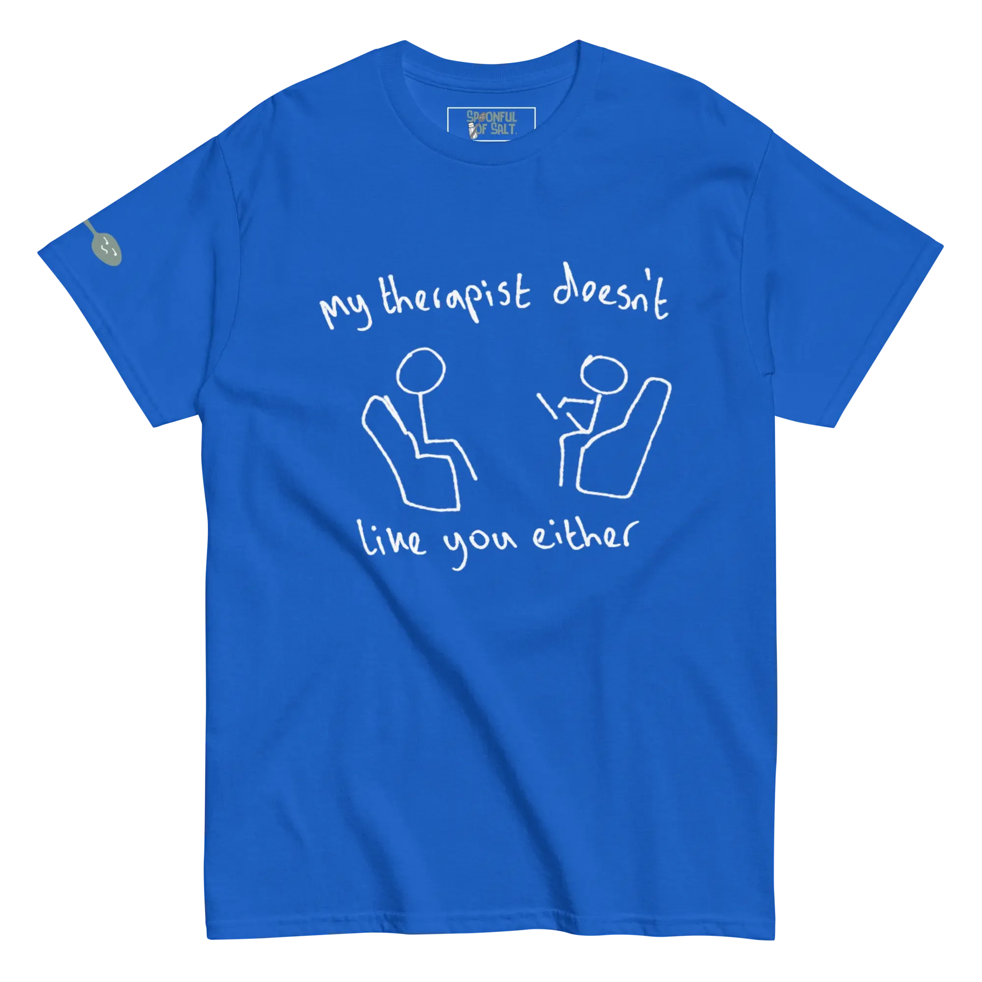 unisex-classic-tee-royal-front-mental-health-therapy.webp
