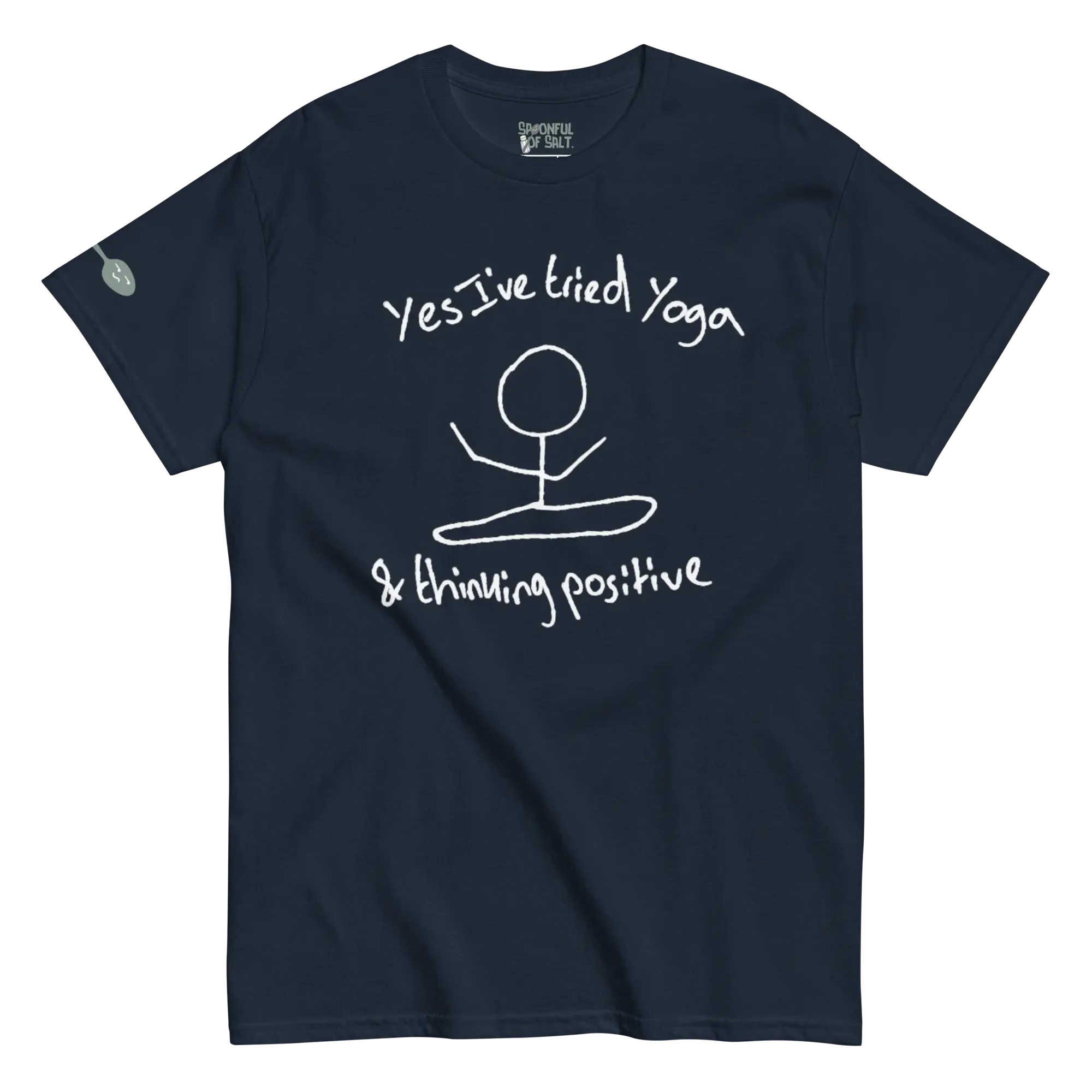 unisex-classic-tee-navy-front-chronic-illness-funny.webp