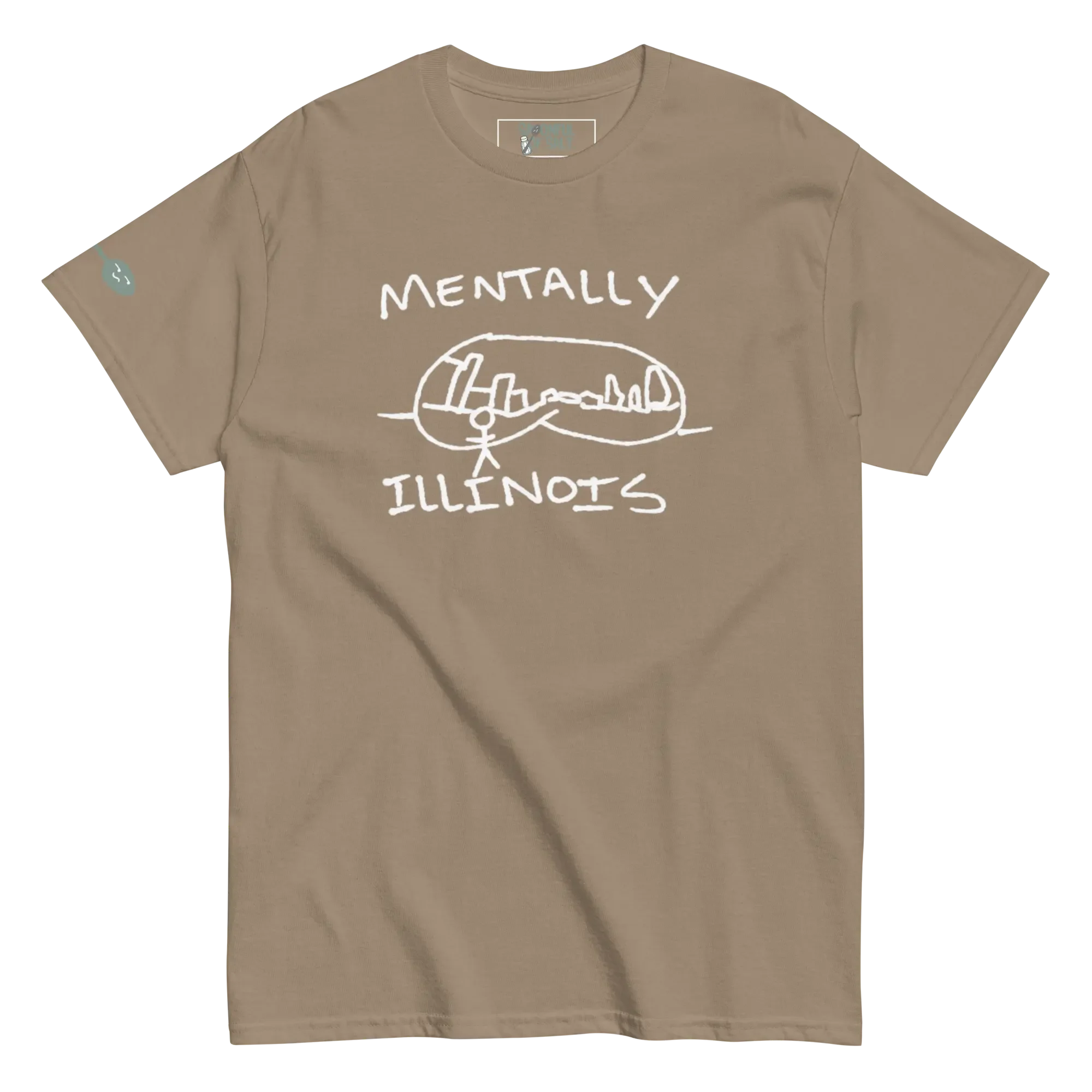 unisex-classic-tee-brown-savana-front-mental-health.webp