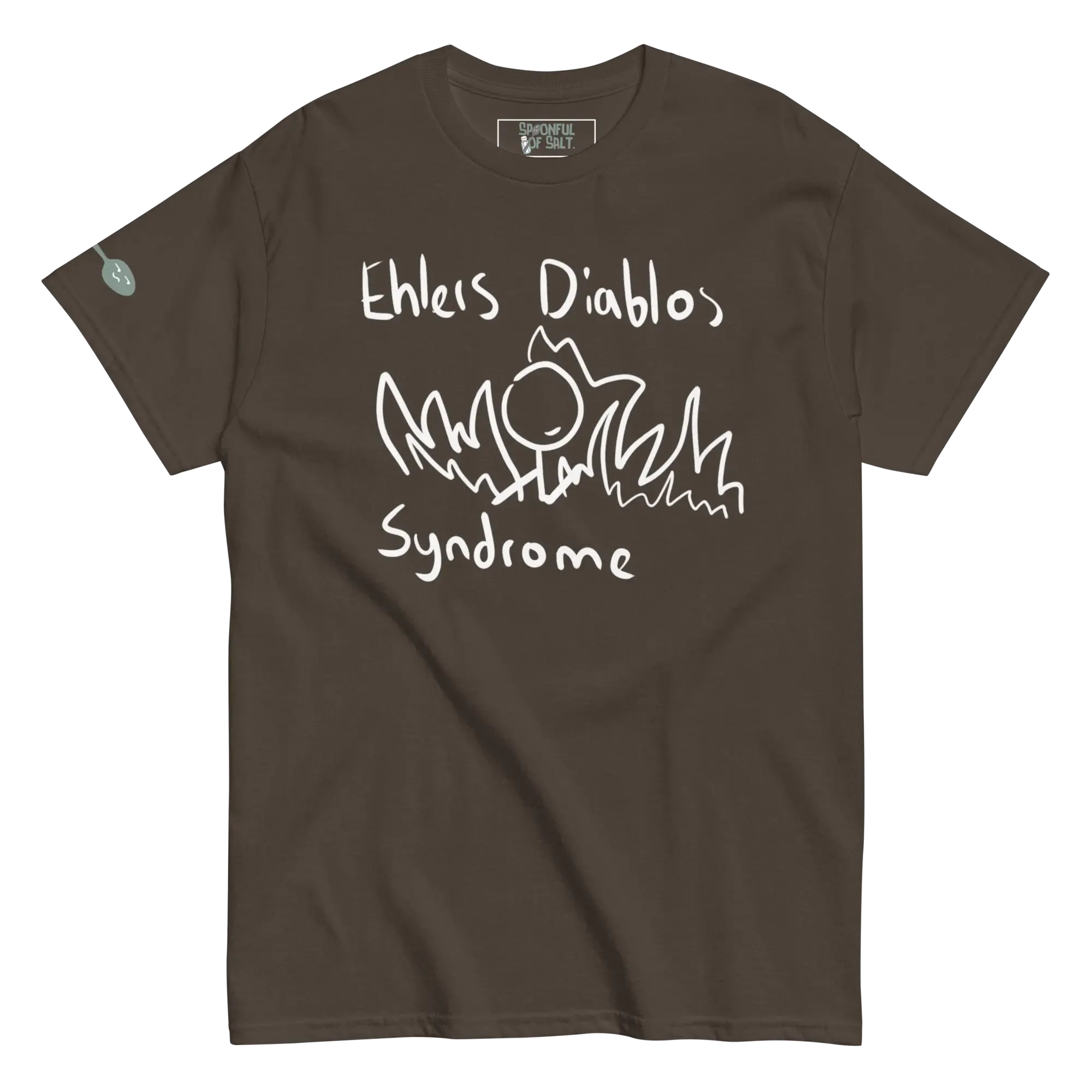 unisex-classic-tee-dark-chocolate-front-ehlers-danlos-syndrome.webp