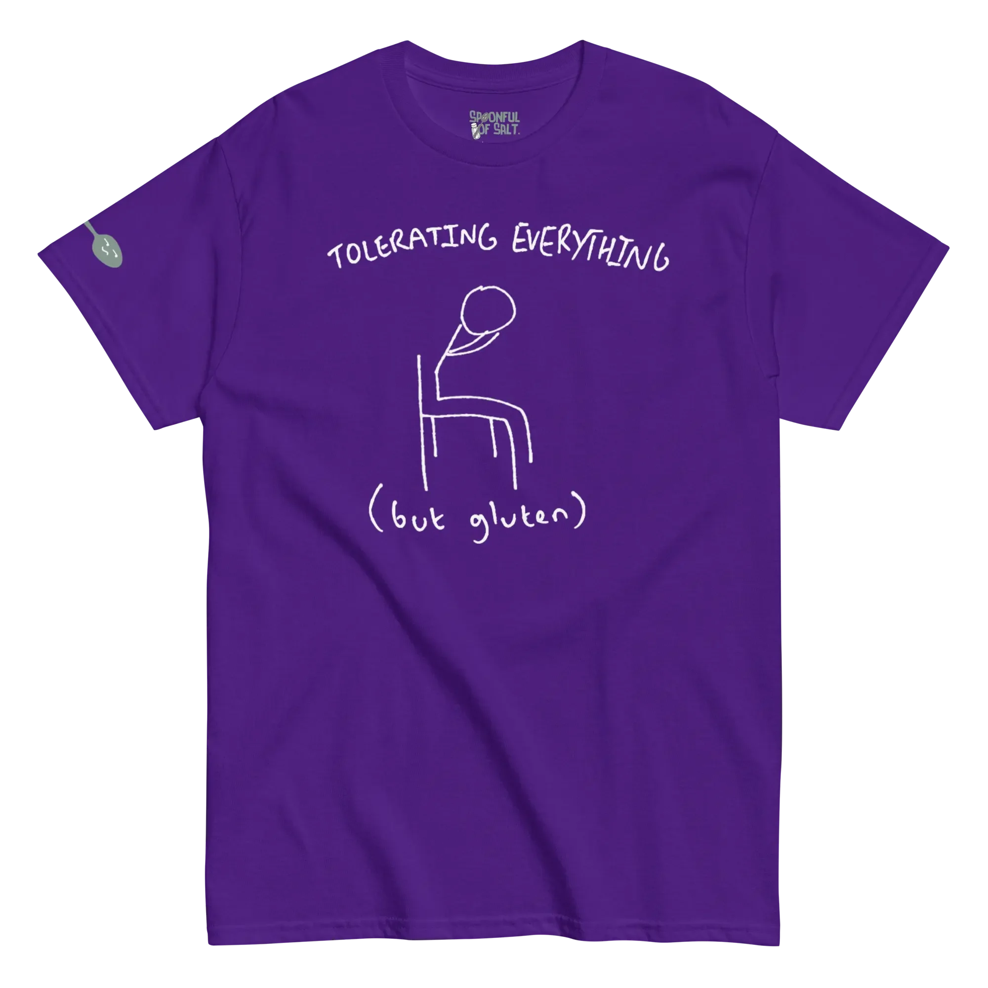 unisex-classic-tee-purple-front-gluten-mcas.webp