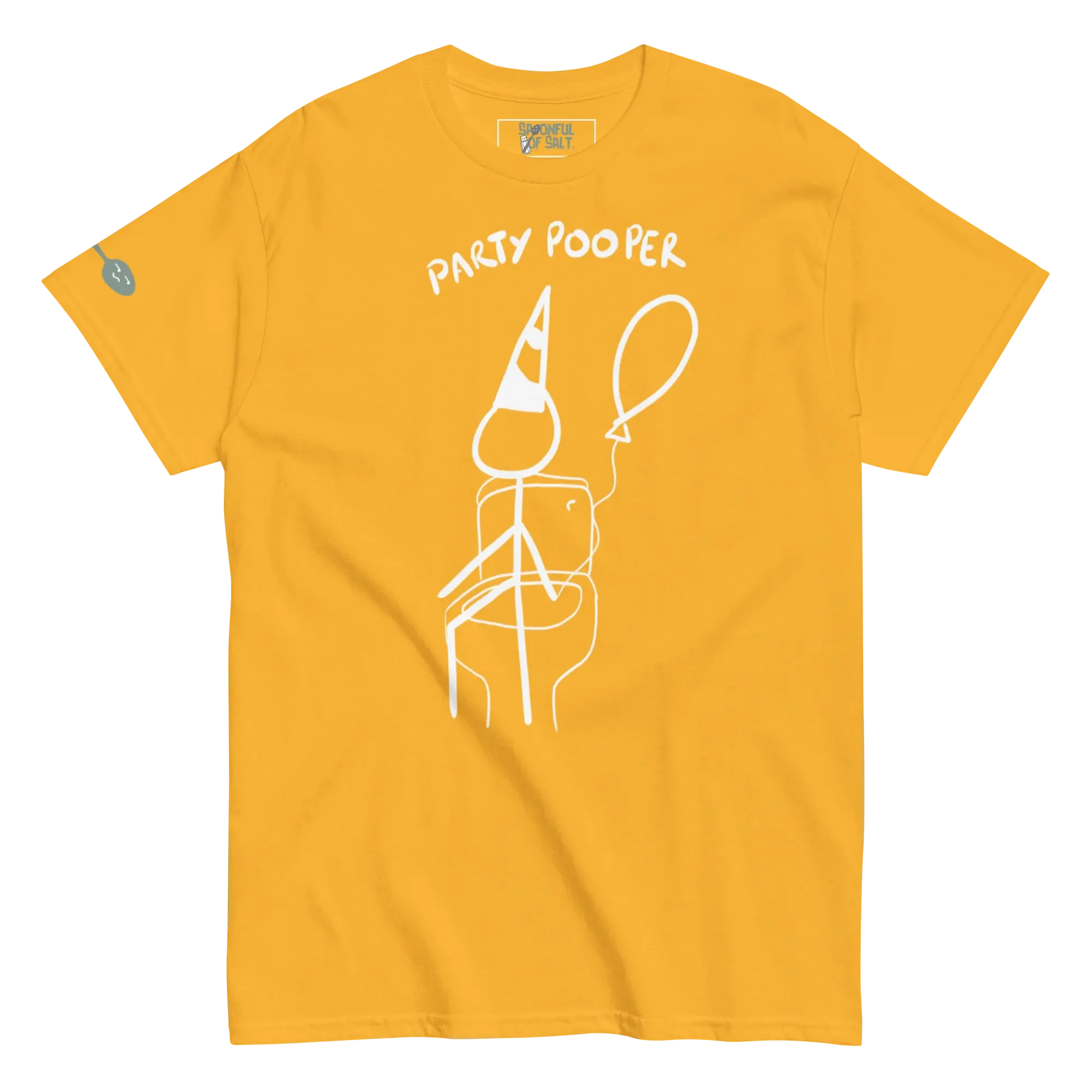 unisex-classic-tee-gold-front-i-be-pooping.webp