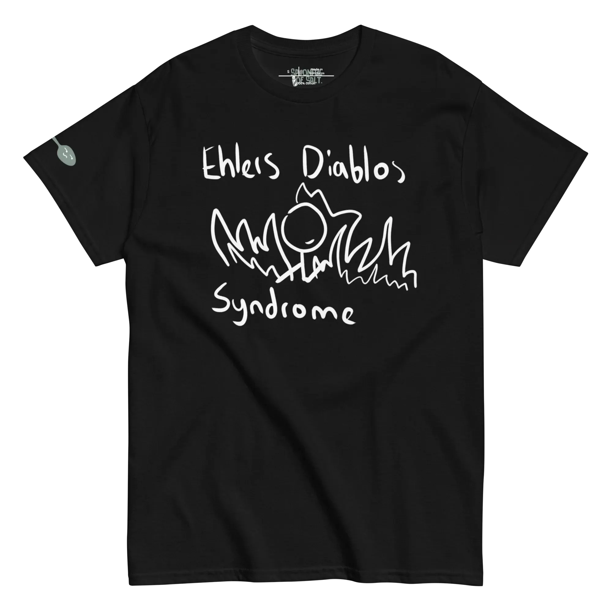 unisex-classic-tee-black-front-ehlers-danlos-syndrome.webp