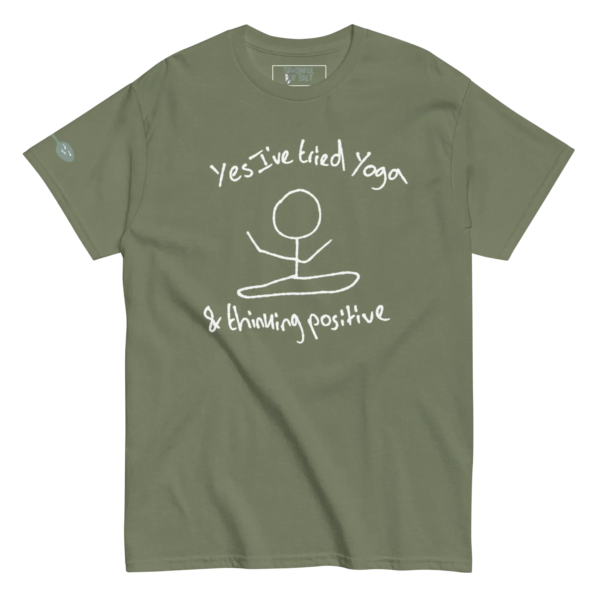 unisex-classic-tee-military-green-front-chronic-illness-funny.webp