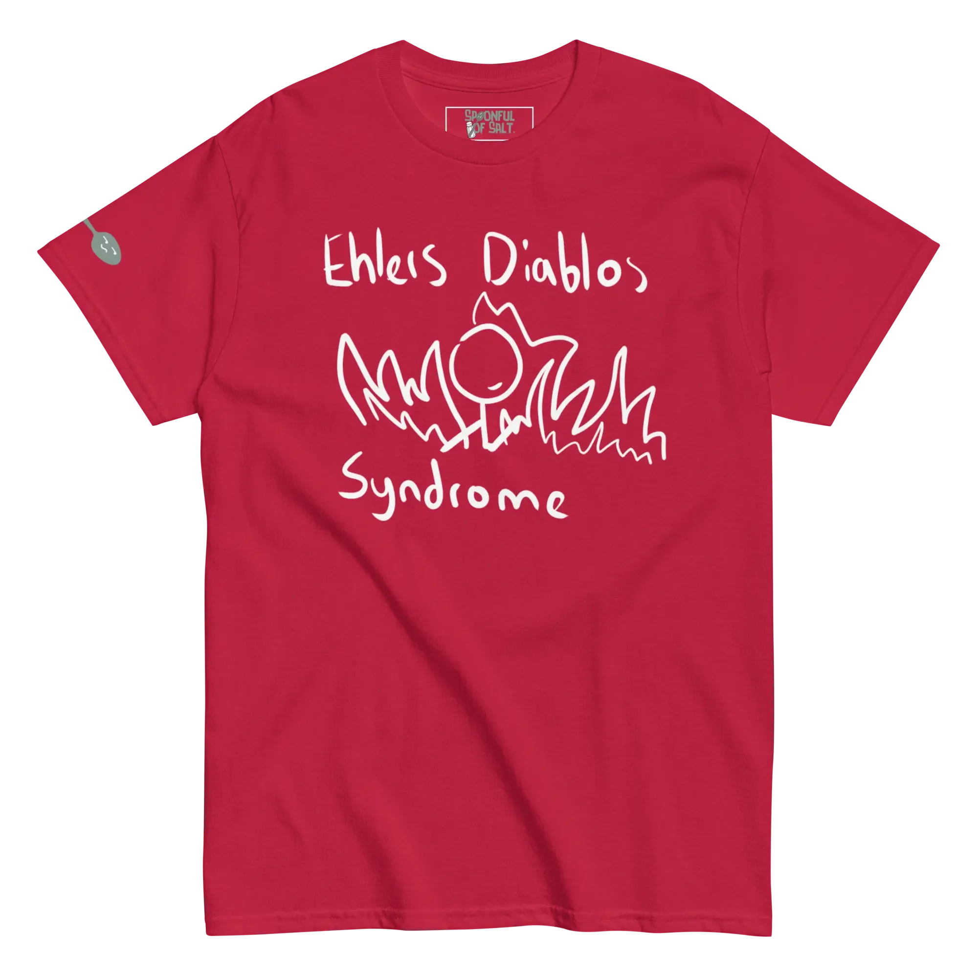unisex-classic-tee-cardinal-front-ehlers-danlos-syndrome.webp