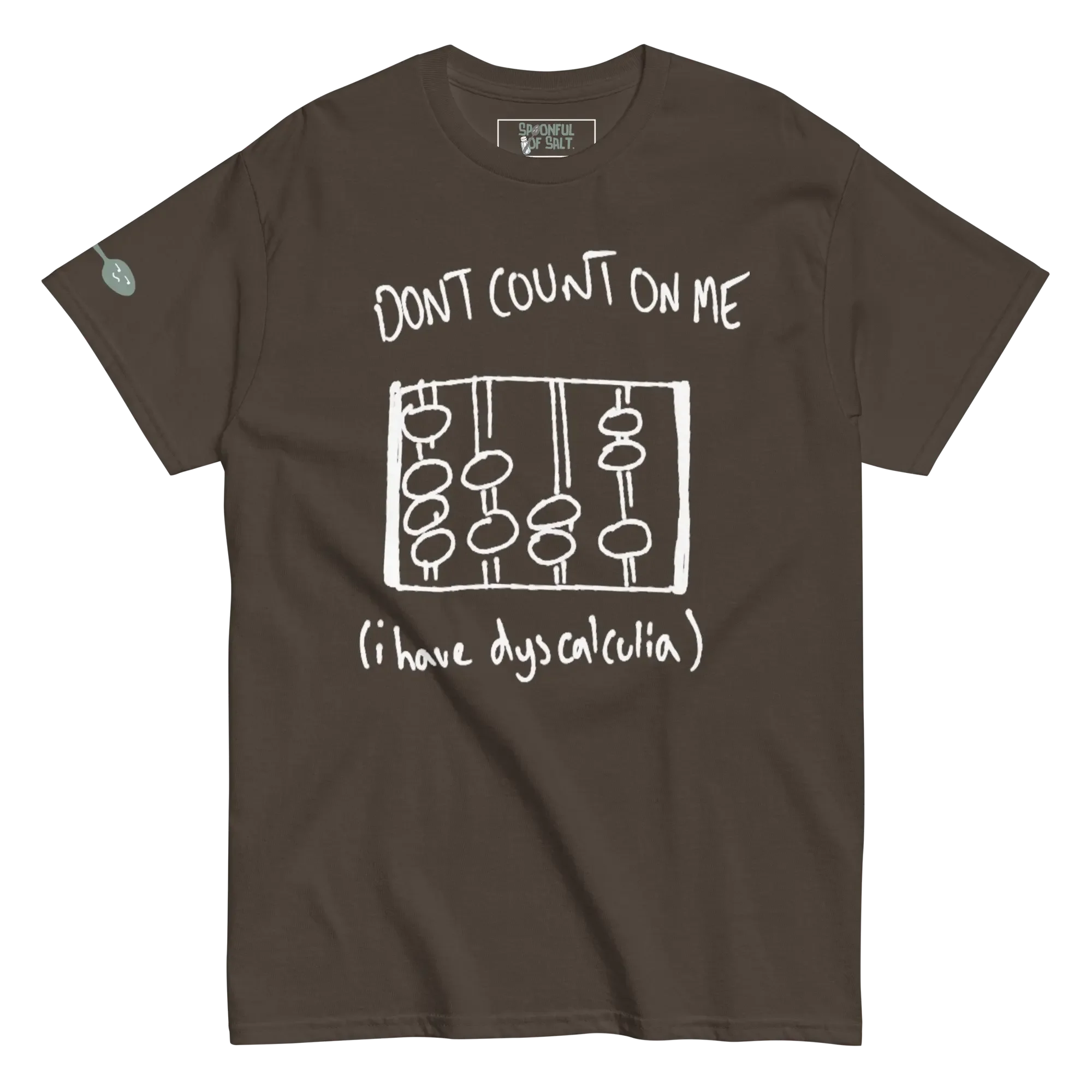 unisex-classic-tee-dark-chocolate-front-dyscalculia.webp