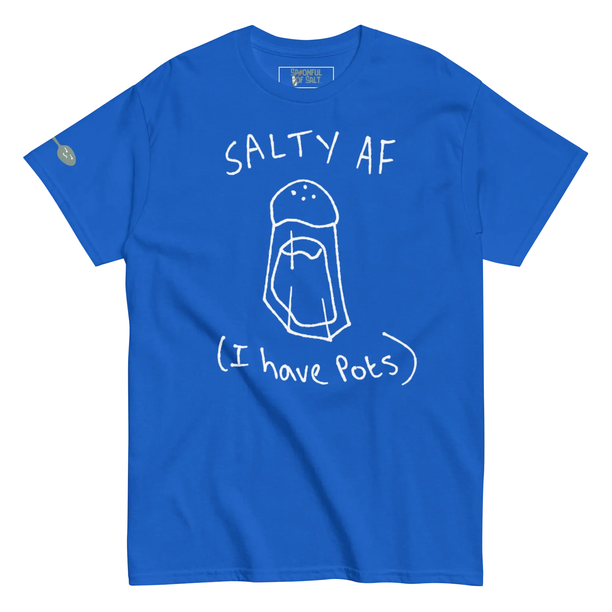 unisex-classic-tee-royal-front-potsie-salty.webp