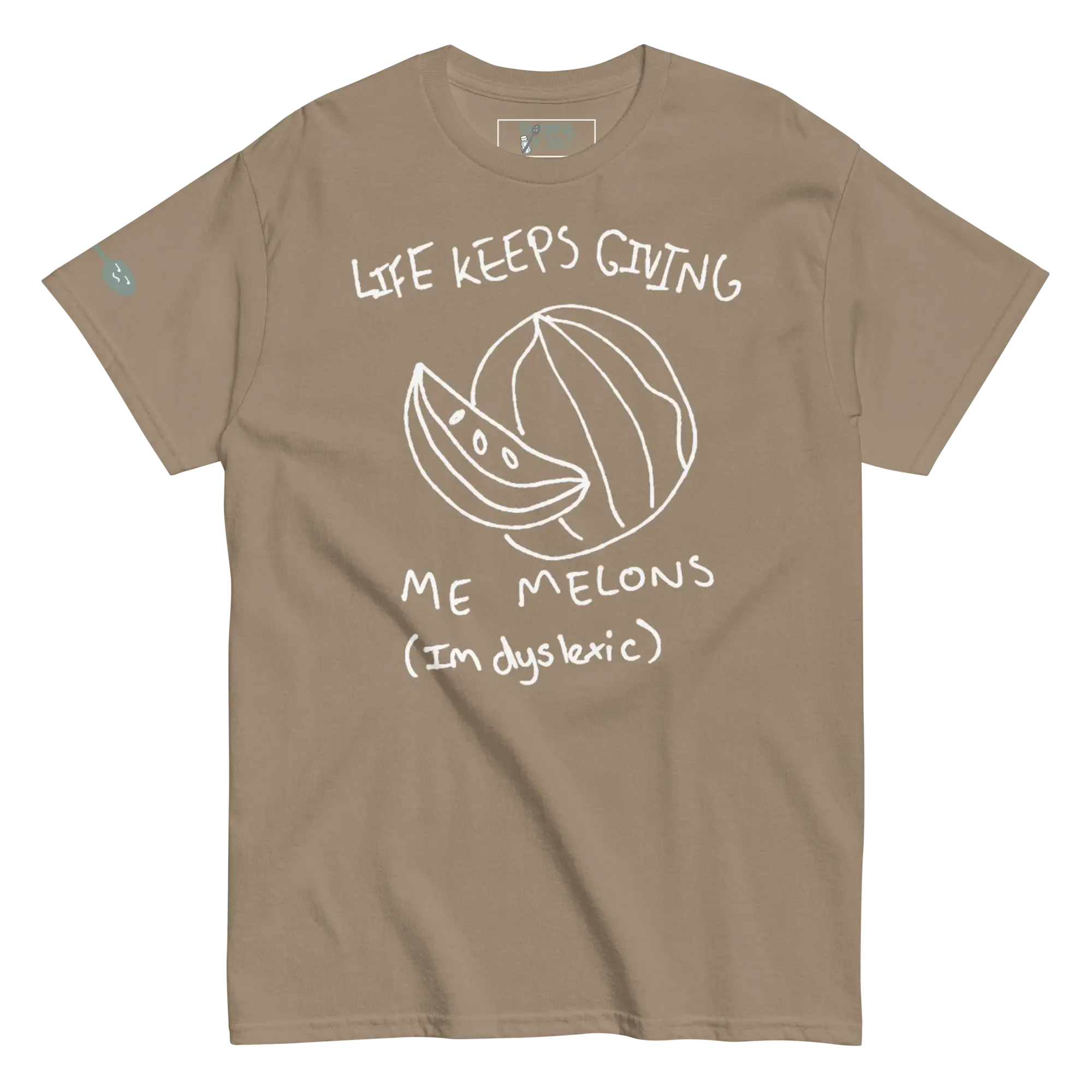 unisex-classic-tee-brown-savana-front-dyslexia.webp