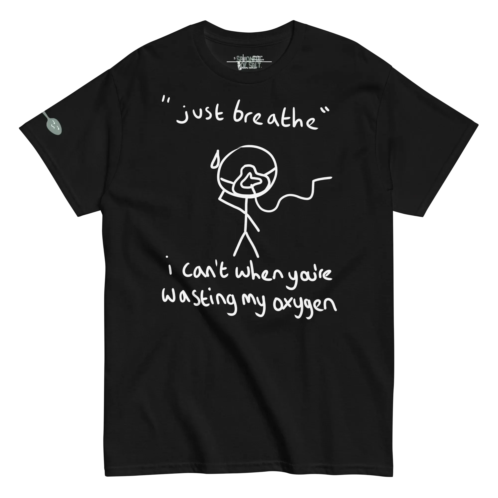 unisex-classic-tee-black-front-cystic-fibrosis.webp