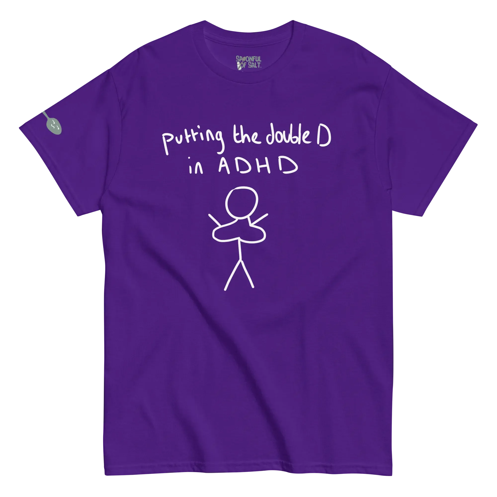 unisex-classic-tee-purple-front-slay-adhd.webp