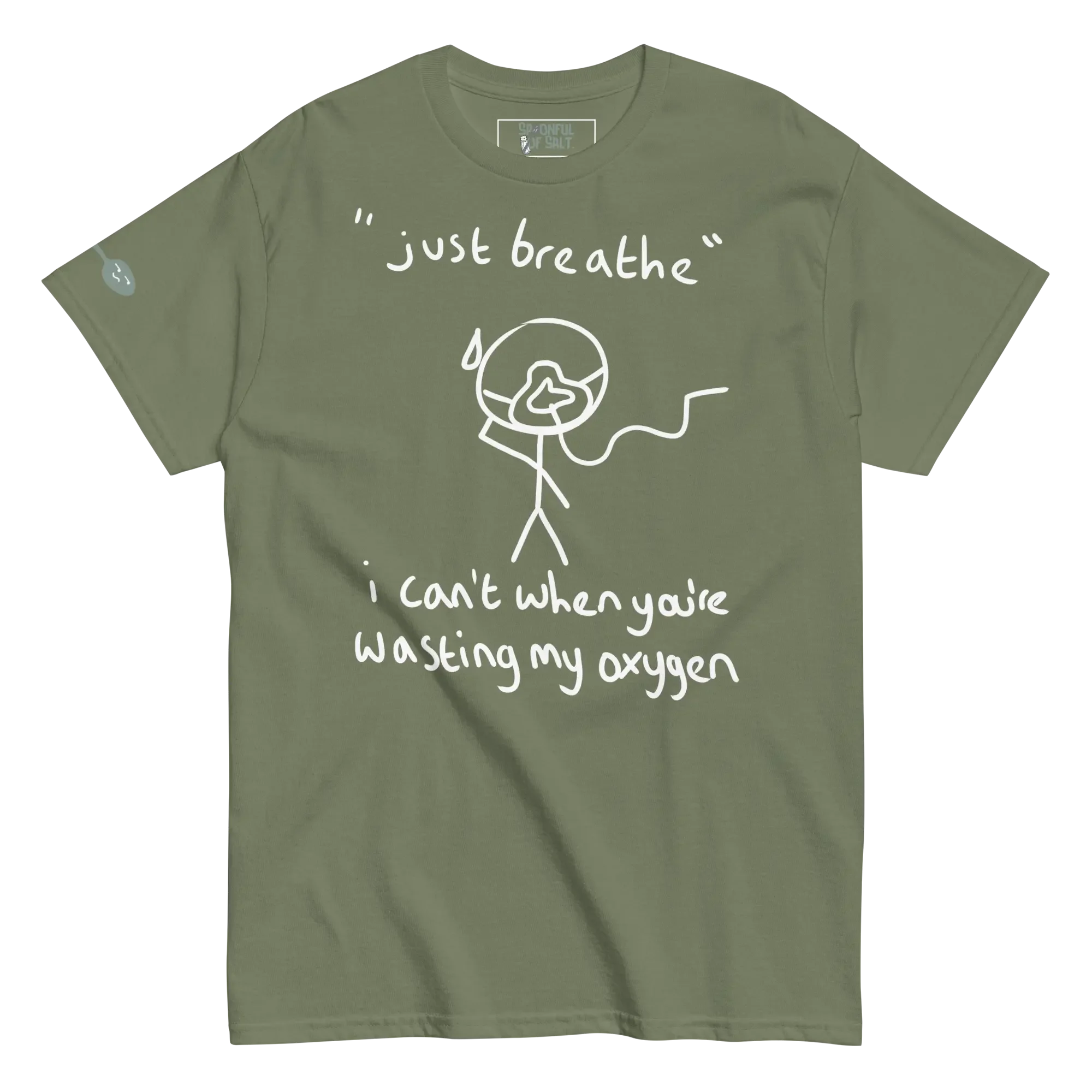 unisex-classic-tee-military-green-front-cystic-fibrosis.webp