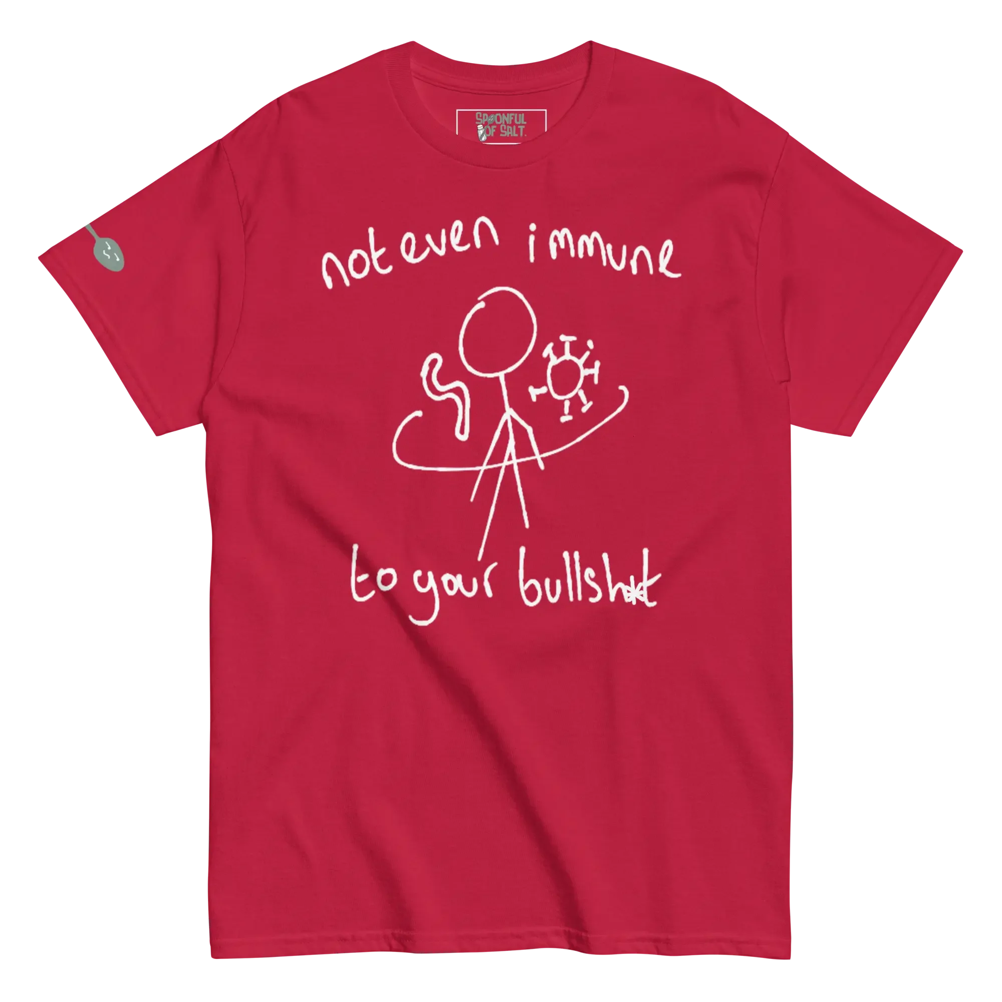 unisex-classic-tee-cardinal-front-immune-system.webp