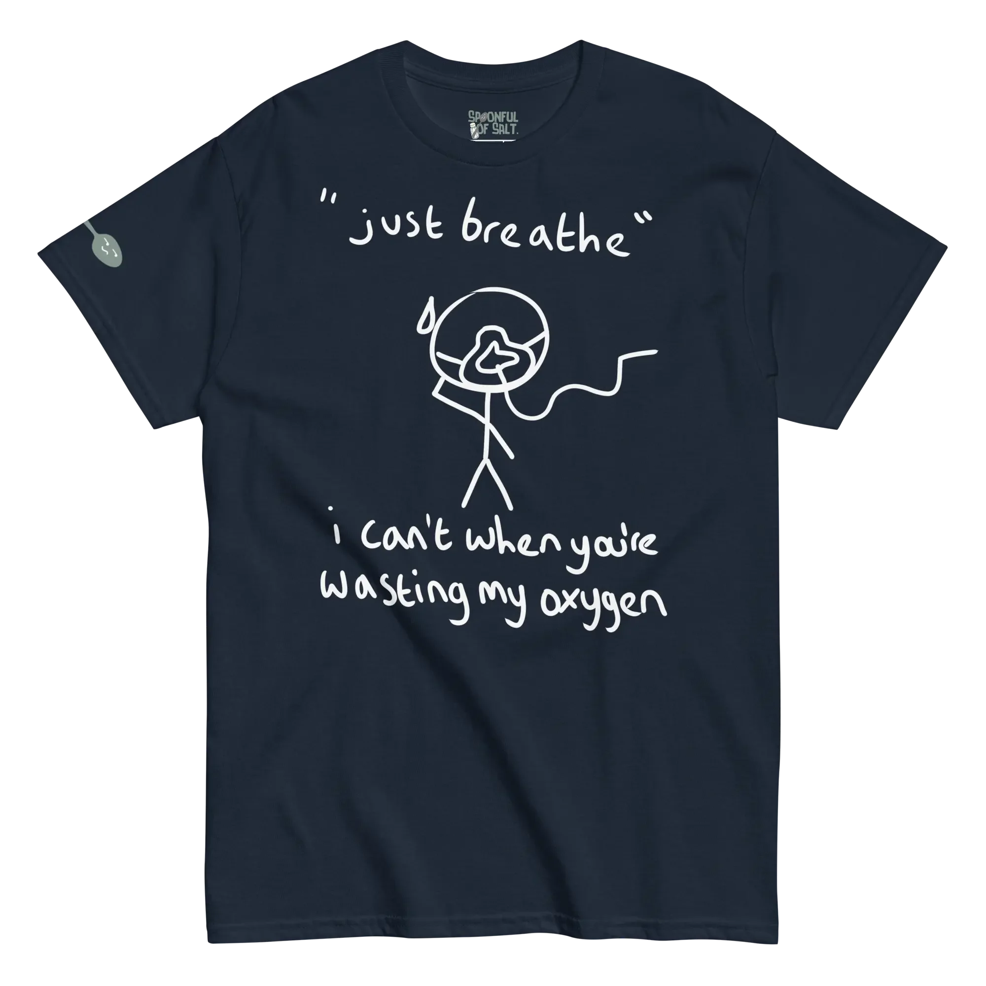 unisex-classic-tee-navy-front-cystic-fibrosis.webp