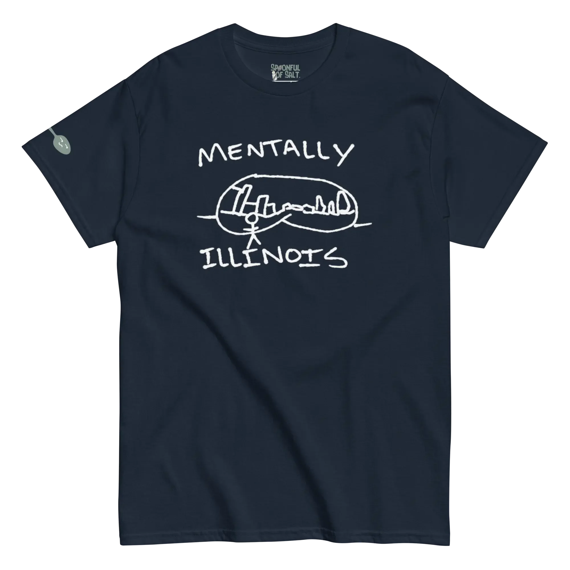 unisex-classic-tee-navy-front-mental-health.webp