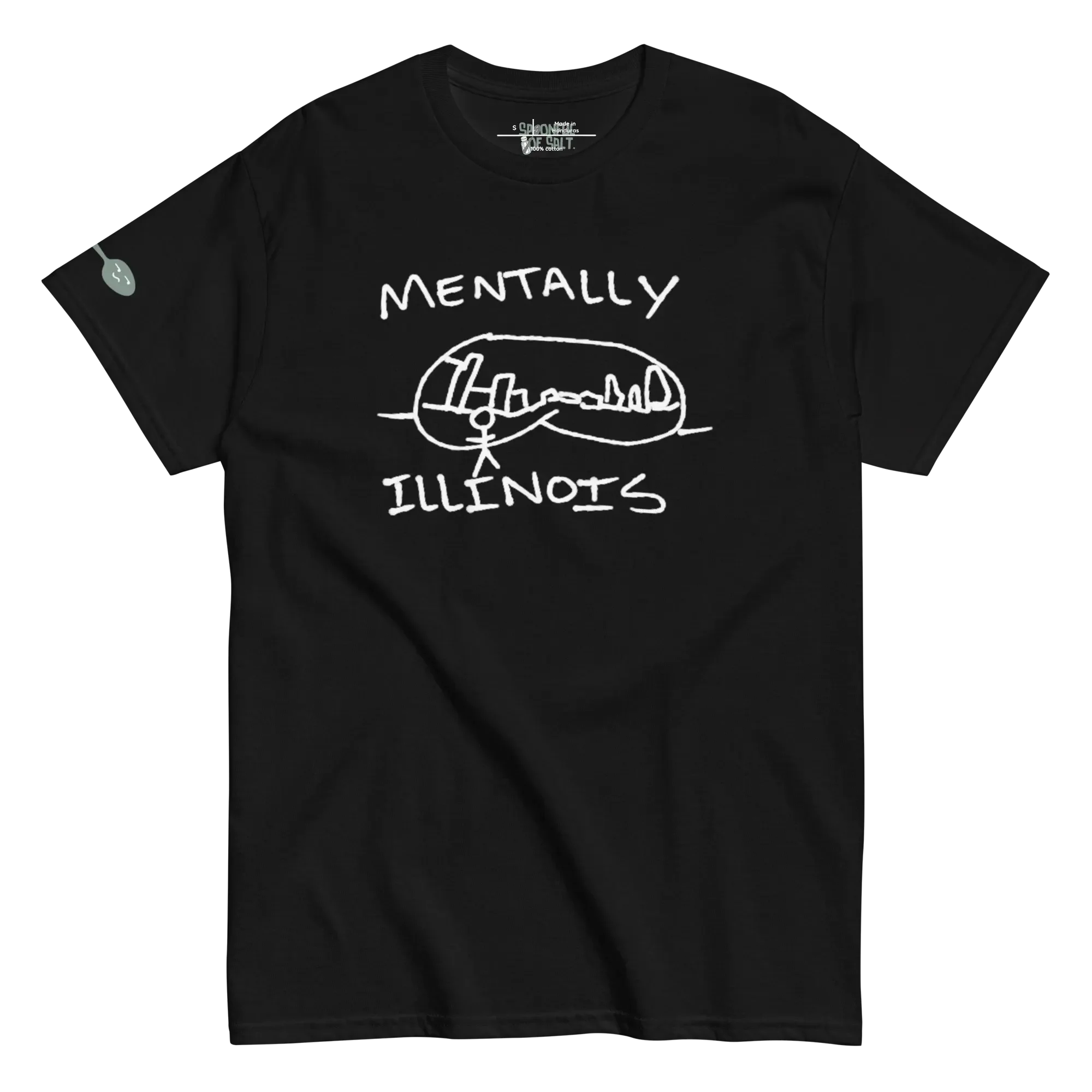 unisex-classic-tee-black-front-mental-health.webp