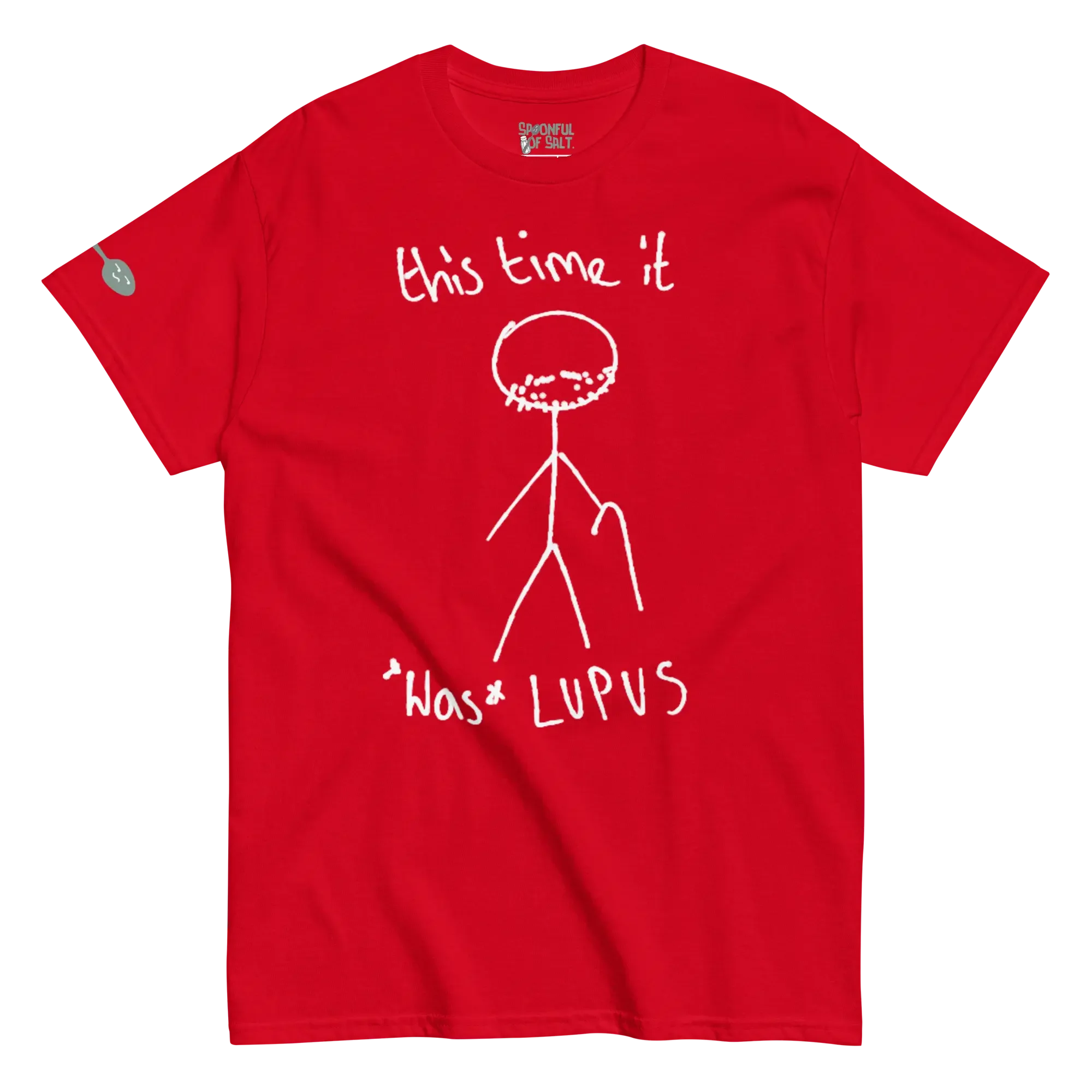 unisex-classic-tee-red-front-lupus.webp