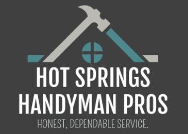 Logo for Hot Springs Handyman Pros with a hammer and wrench crossing each other and the tagline 'Honest, Dependable Service'.