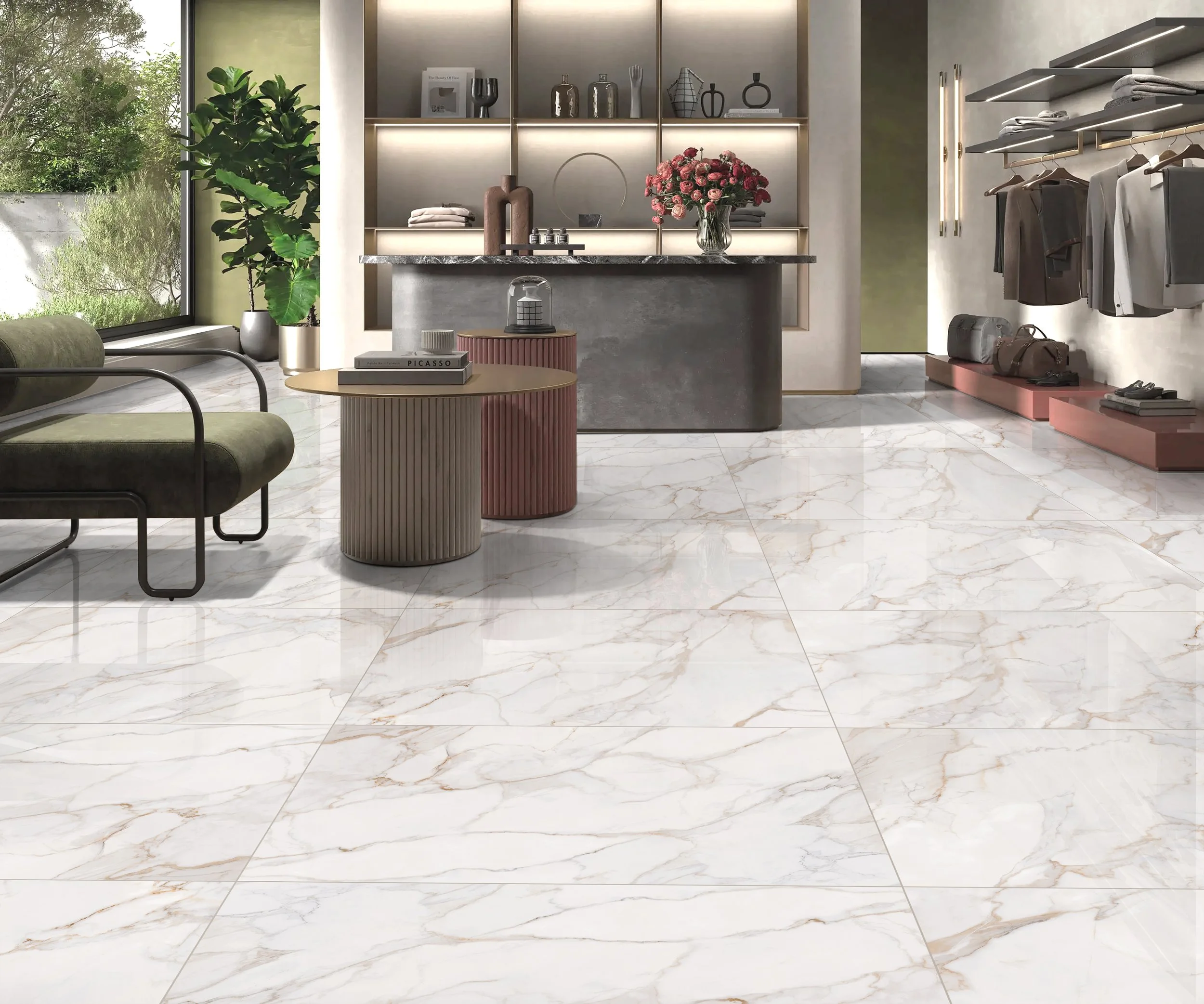 Porcelanato Calacatta Vagli 60X120