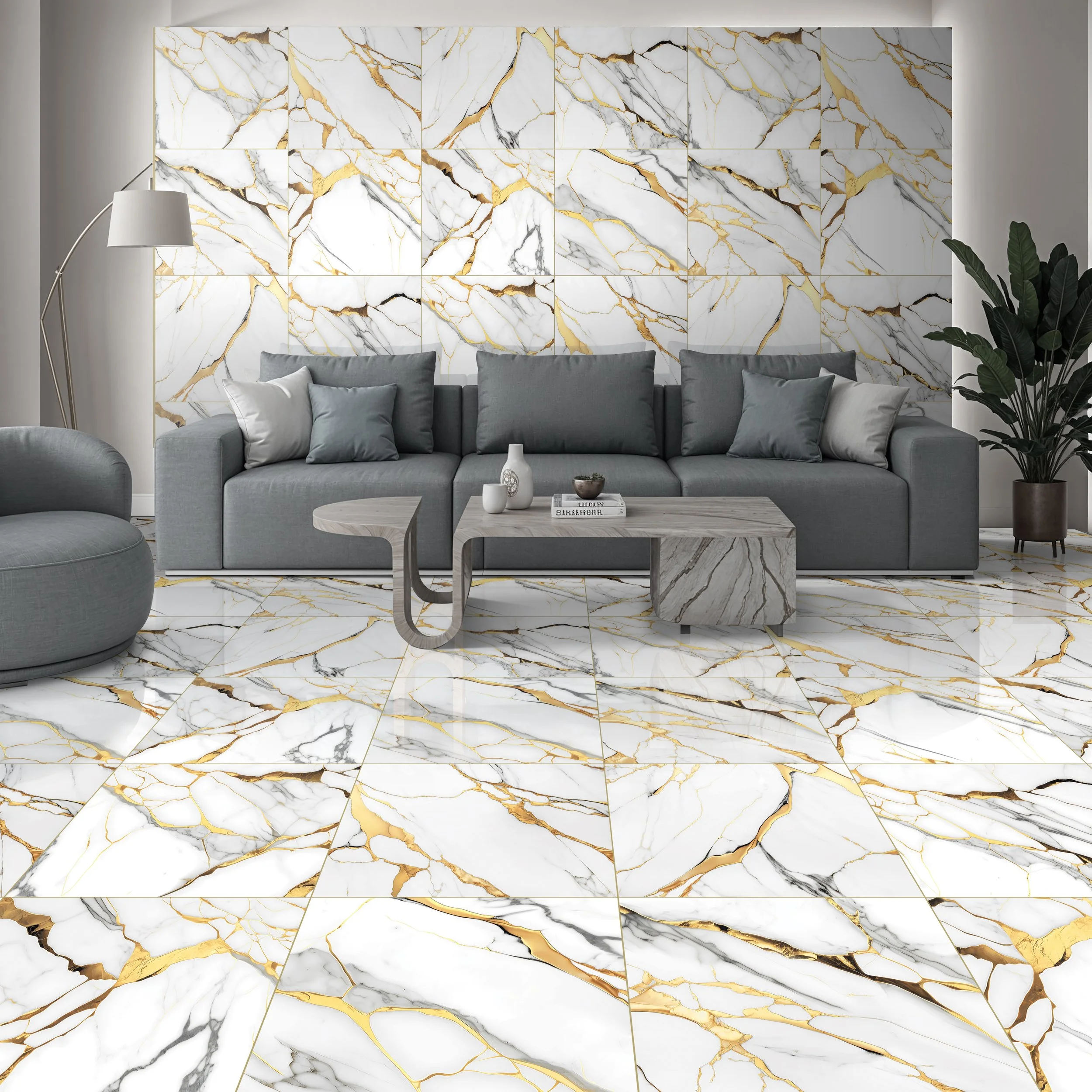 Porcelanato Gloom White 60X60