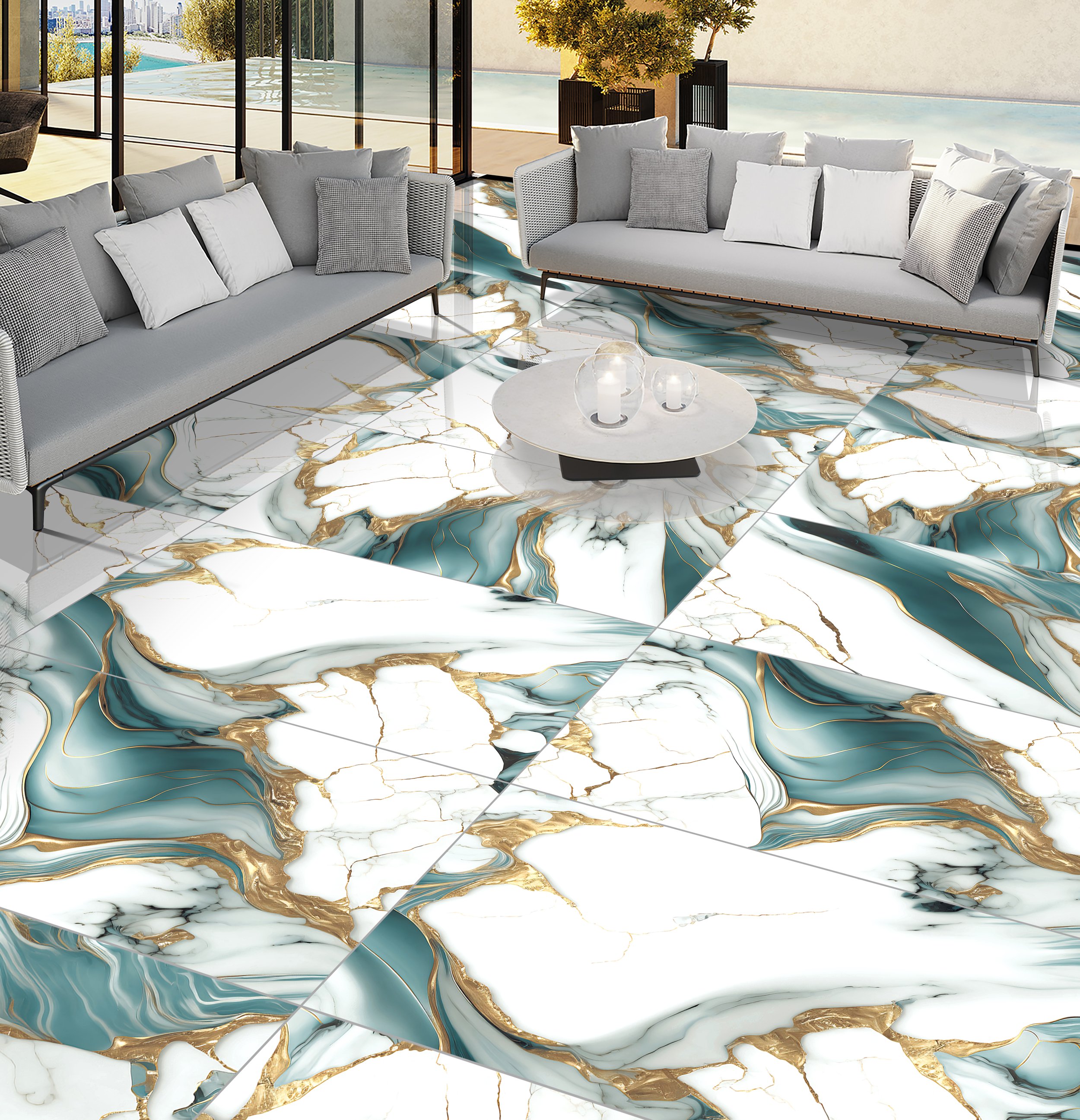 Porcelanato Alstonia Gold 60X120