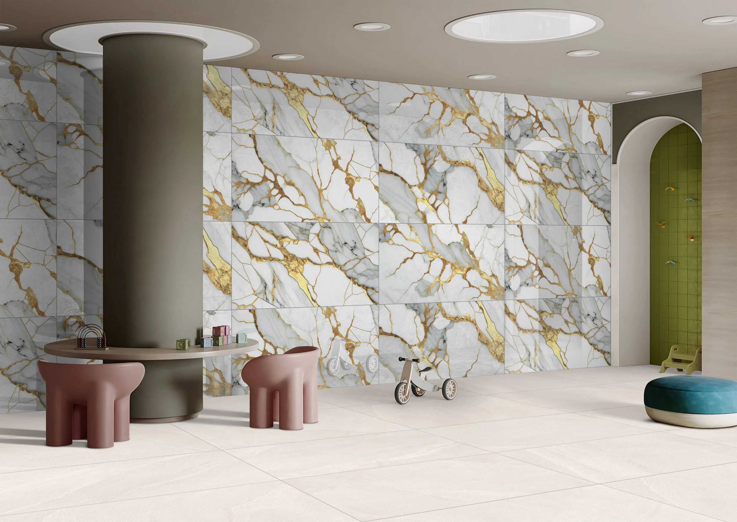 Porcelanato Iron Gold 60X120