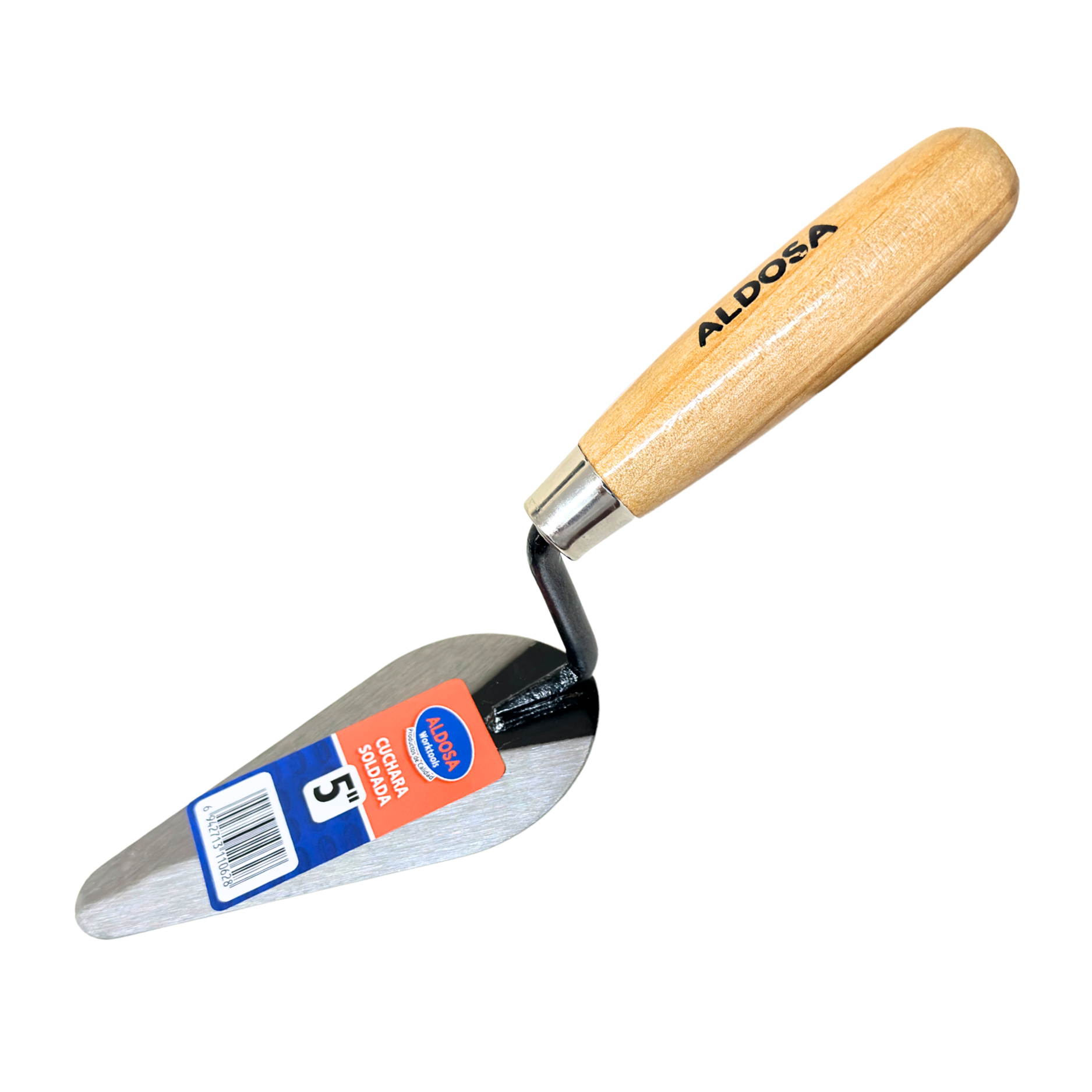 Cuchara para albañil mango madera