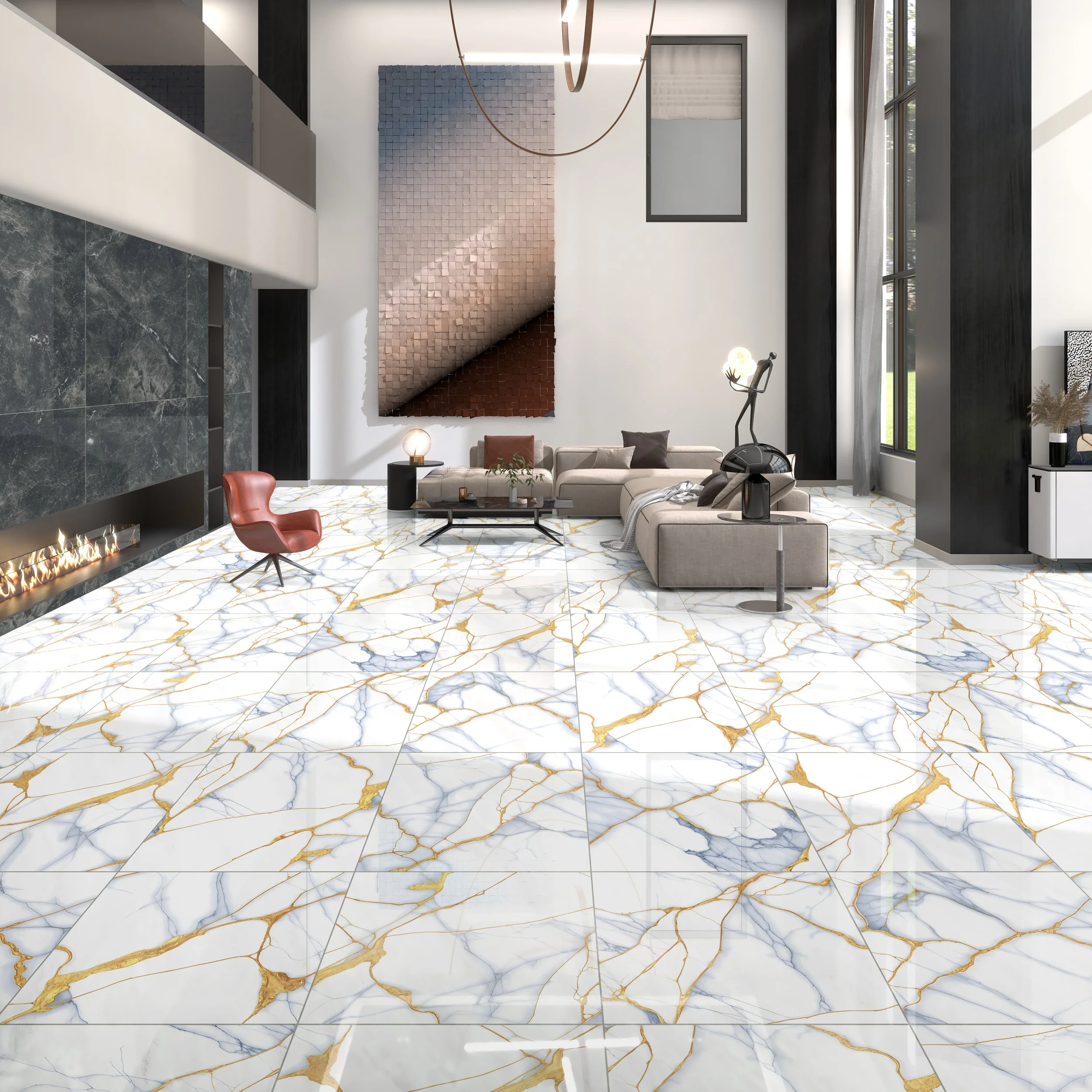 Porcelanato Lystra Sea 60X60