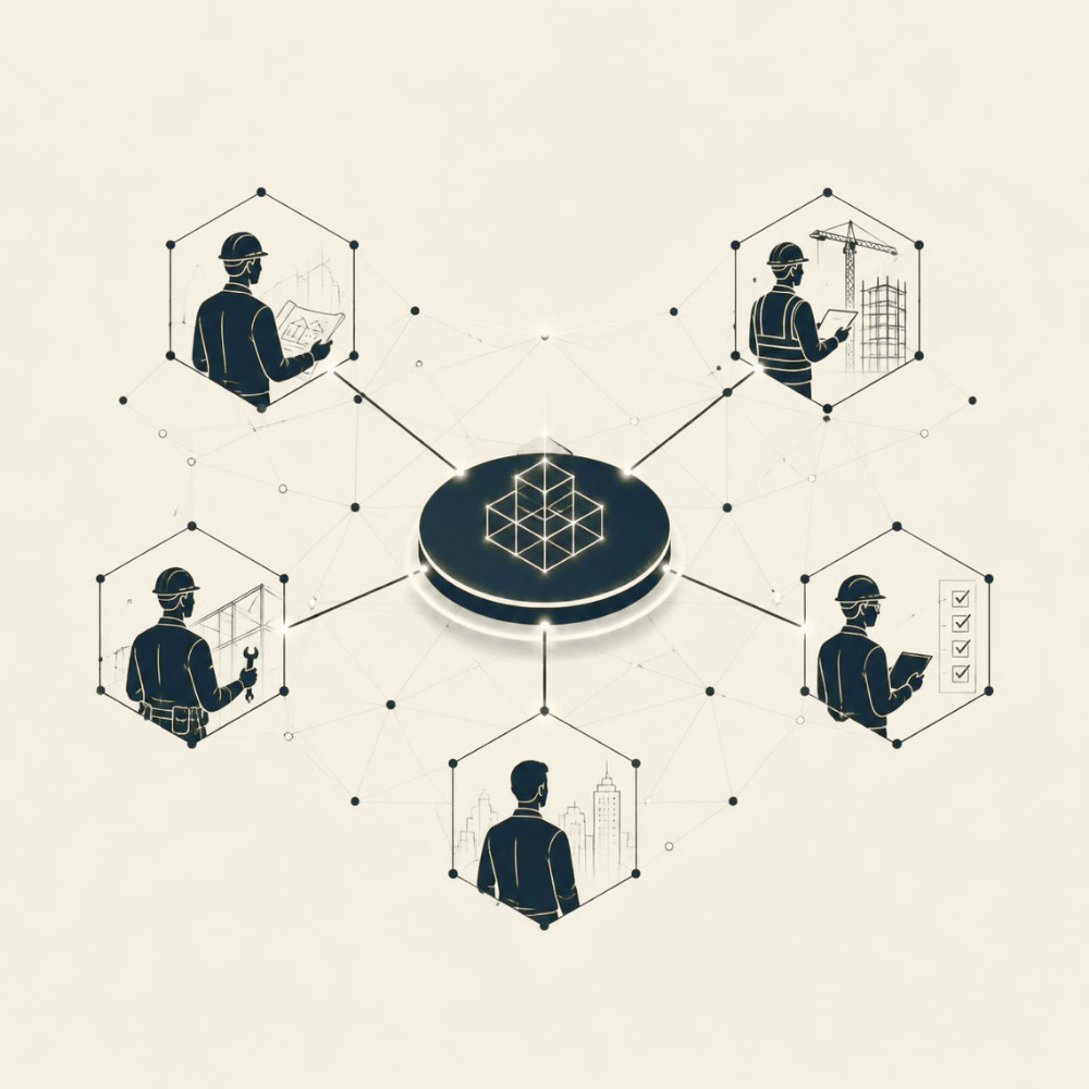 Architect, Contractor, Engineer, Owner, Expeditor, and subs all working on a connected platform.