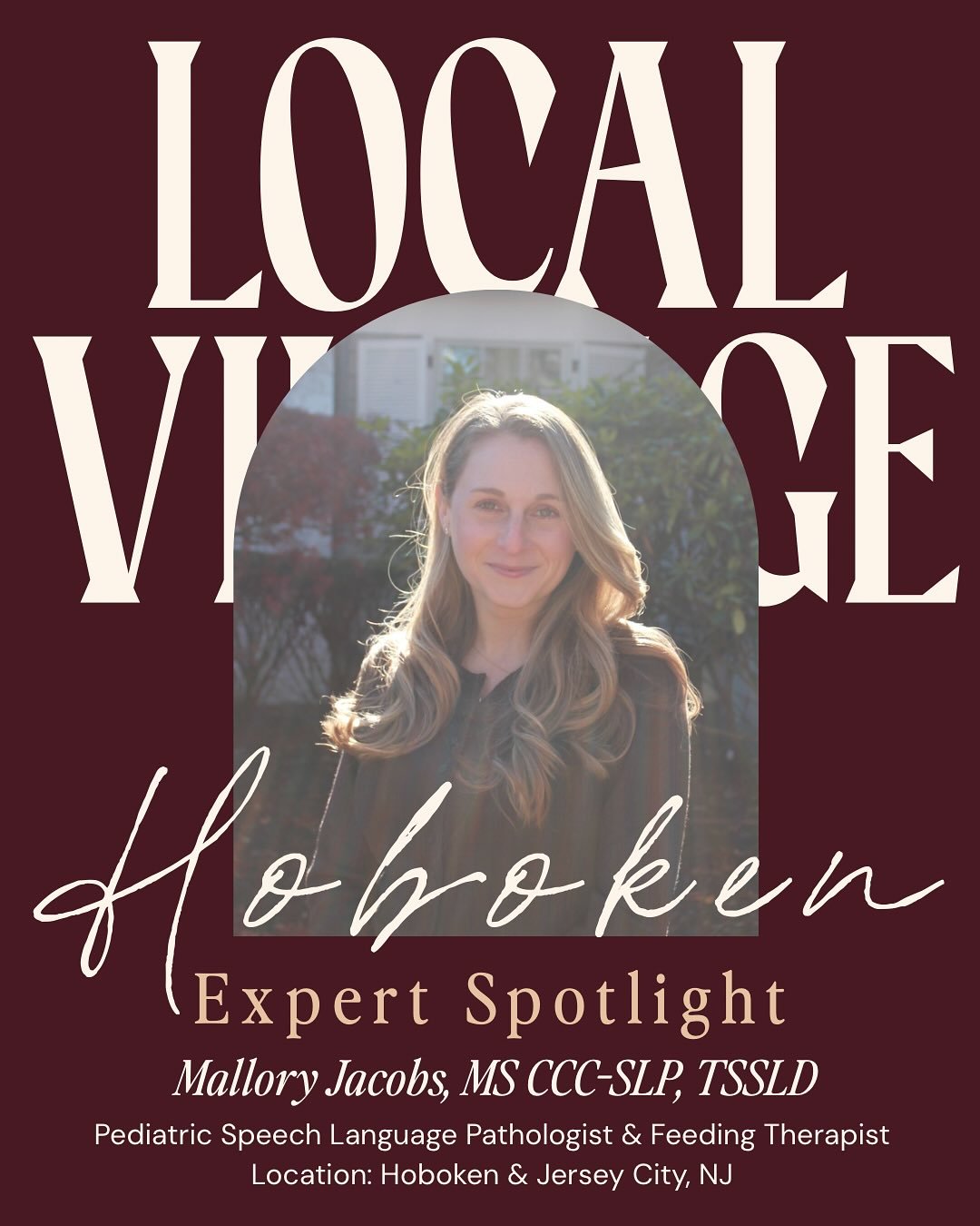 Meet Mallory Jacobs, MS, CCC-SLP, TSSLD &mdash; a pediatric speech-language pathologist and feeding therapist supporting children and families across Hoboken and Jersey City. 💛

Mallory brings experience across a wide range of settings, including ea
