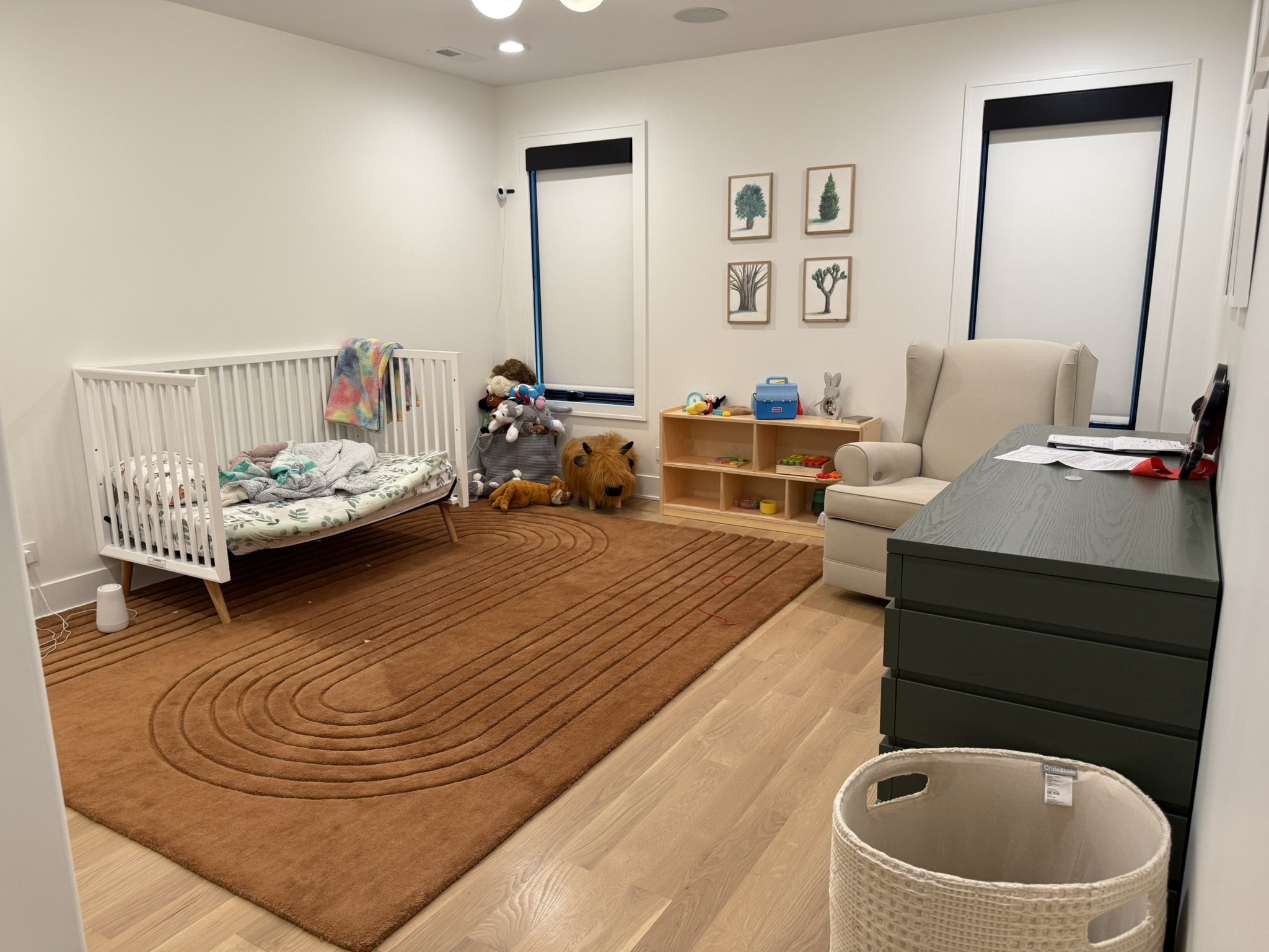 Toddler room to big girl room before