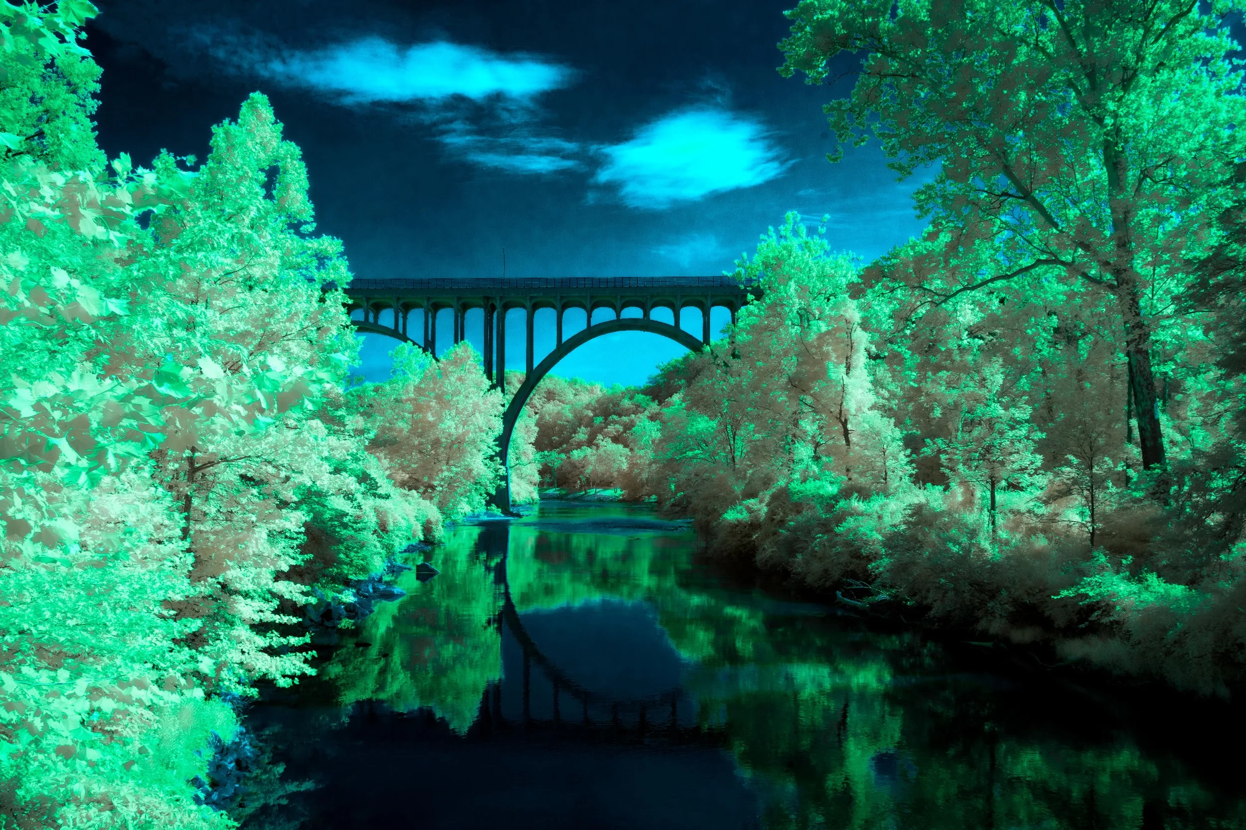 Infrared - Station Road Bridge View Glow in the Dark-1.jpg