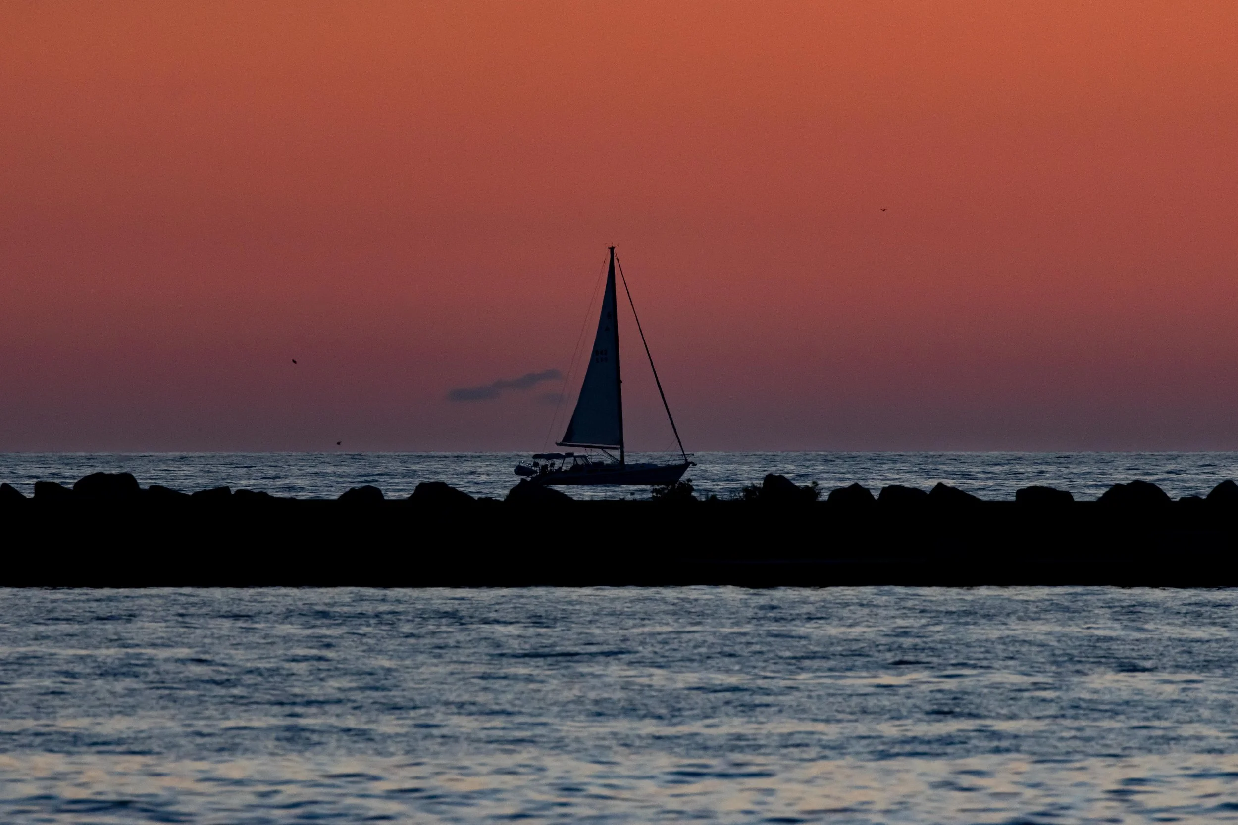 Sailboat on Lake Erie - Sunset-1.jpg