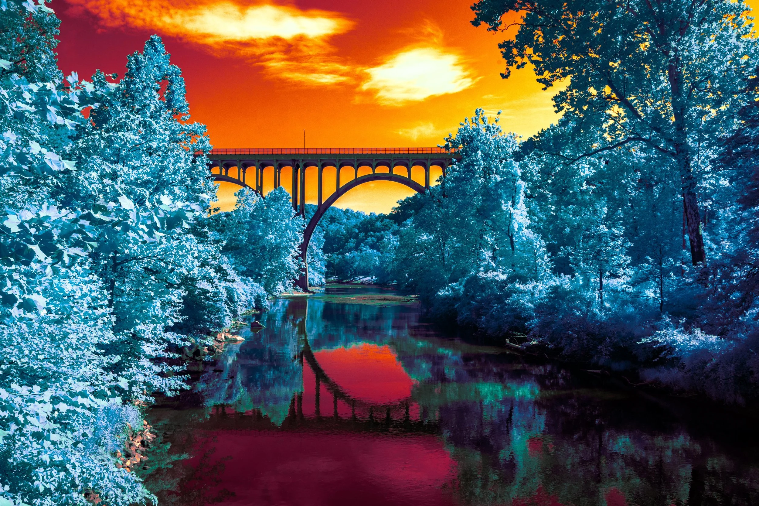 Infrared - Station Road Bridge View Multi Colored-1.jpg